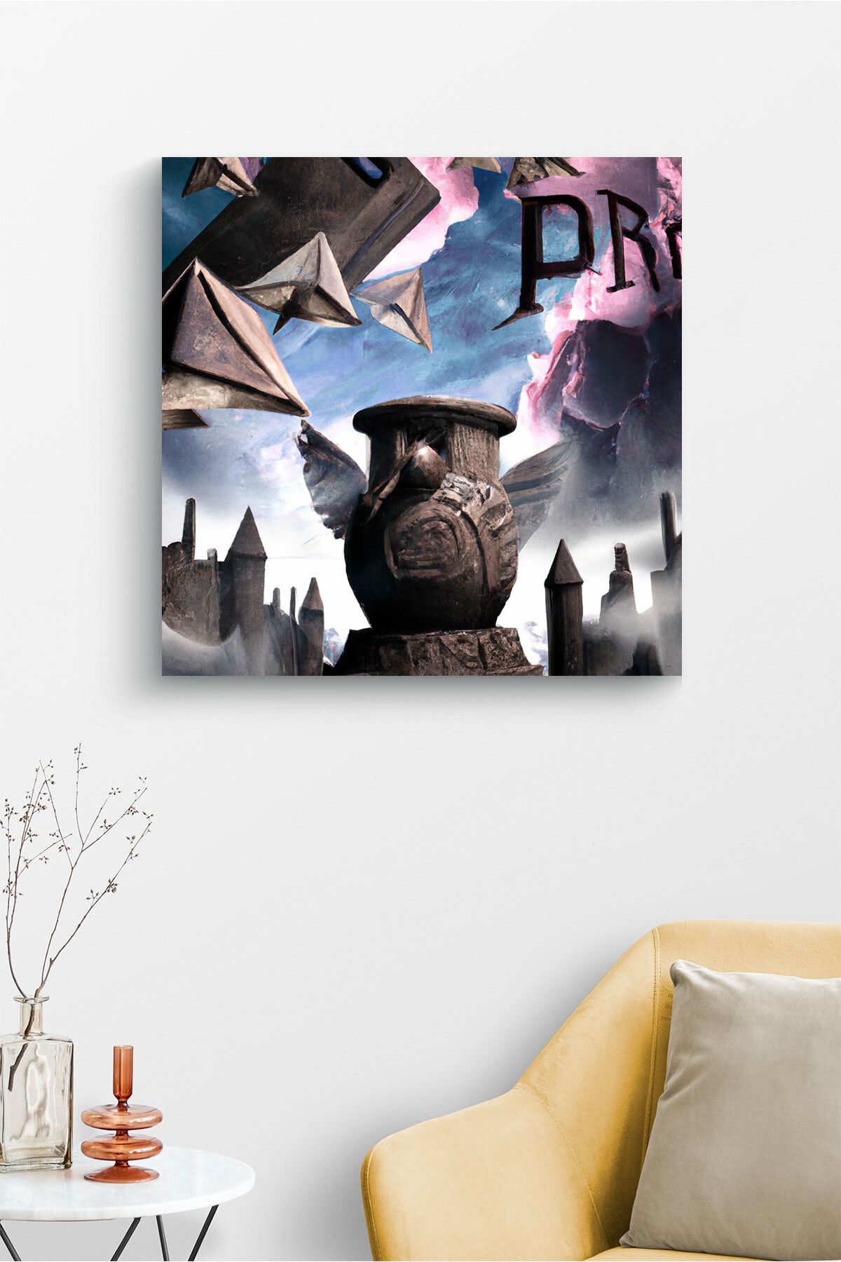 Harry Potter 3d Fantasy Art Kanvas Duvar Salon Tablosu