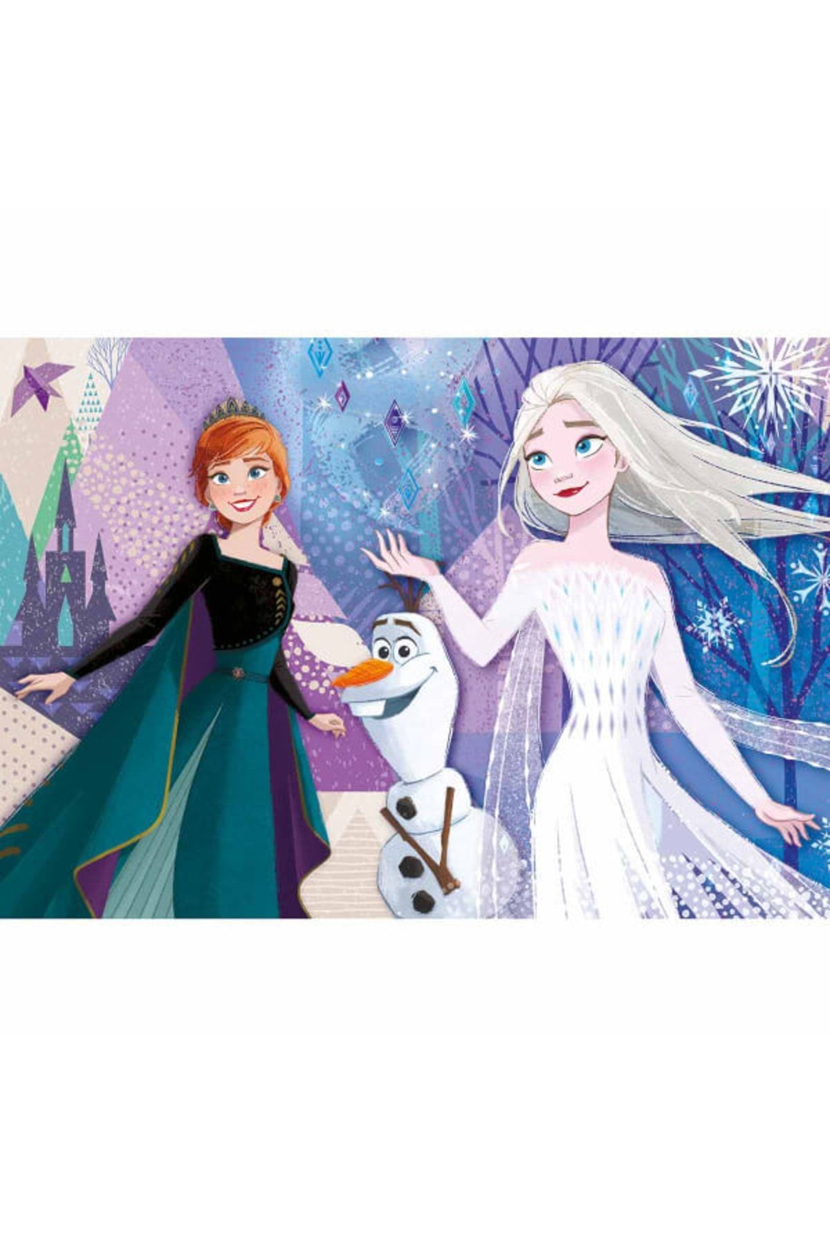 Clementoni 104 Parça Supercolor Jewels Puzzle: Disney Frozen 2