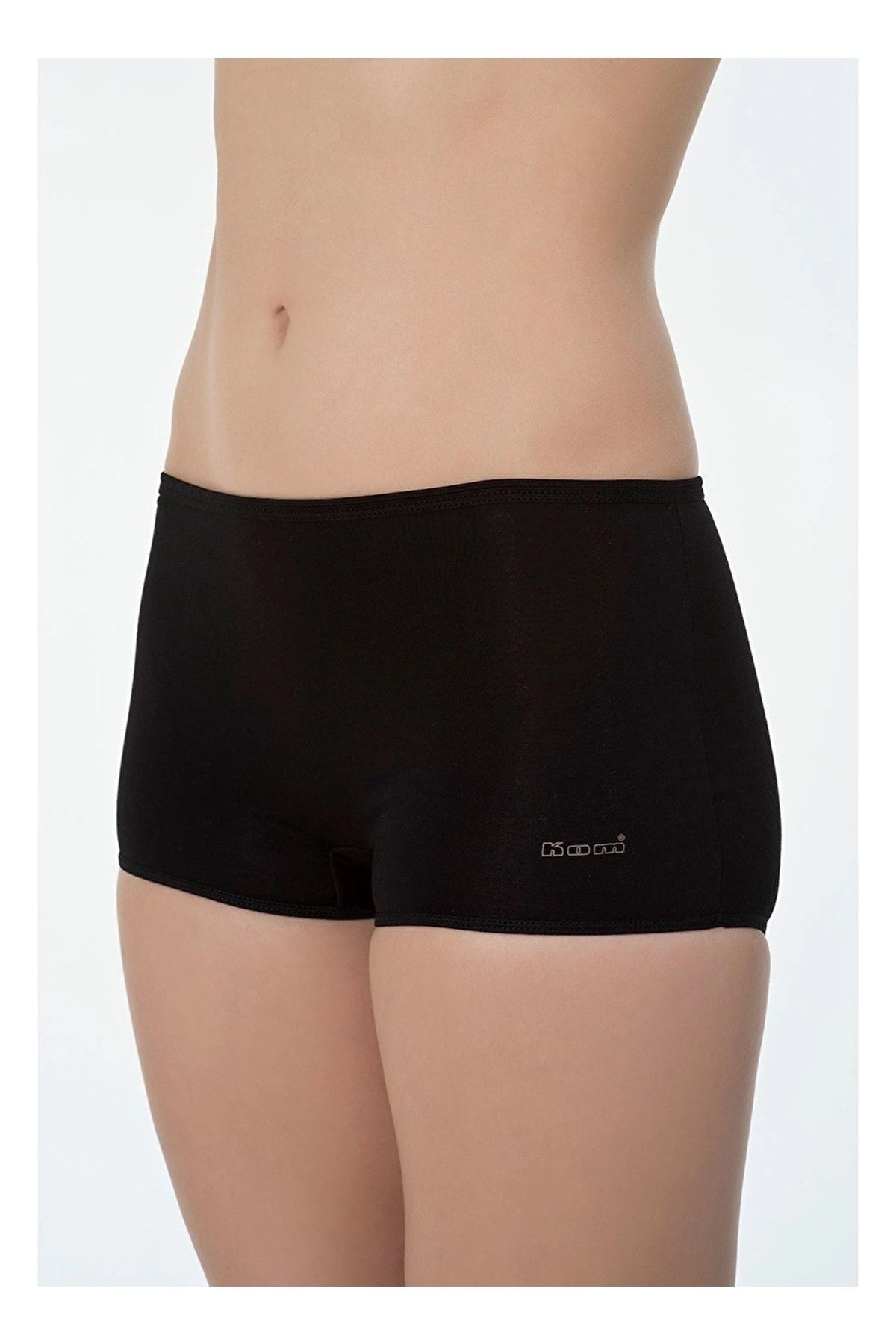 Kom Pamuklu Basic Short Külot 6364