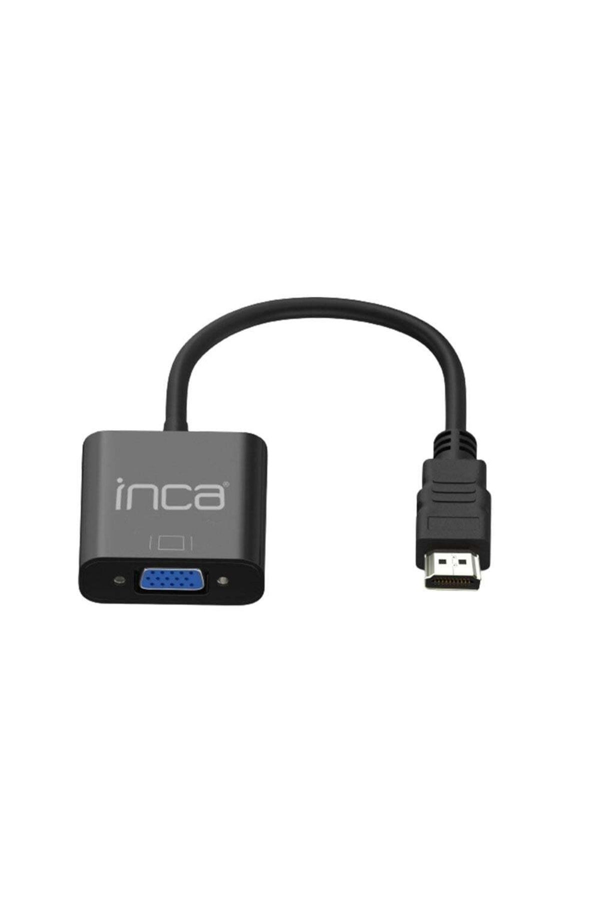 Inca Hdmı To Vga Jaklı Ses Kablosu Dahil 20cm