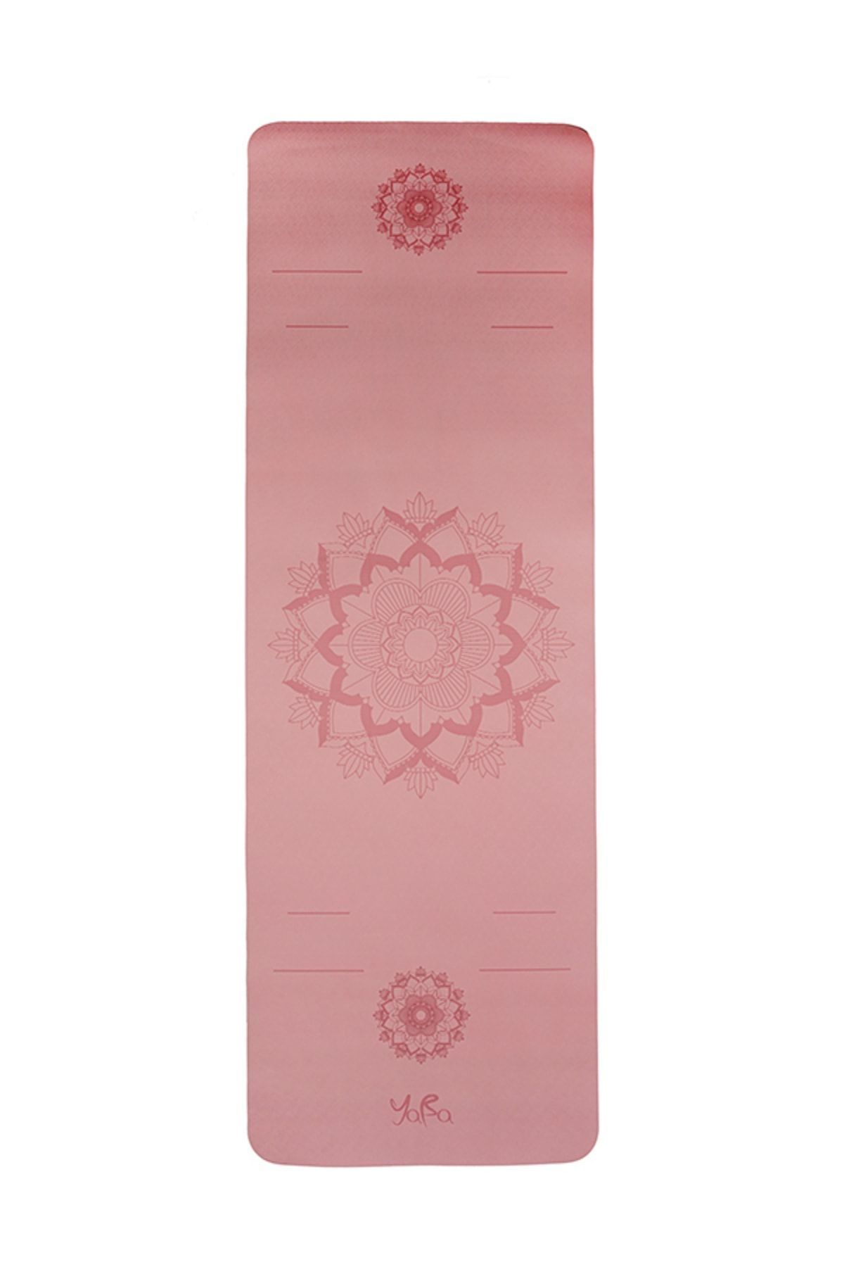 YABA Tpe Yoga Matı 6mm Pilates Matı Çiçek 183*61*0.6cm
