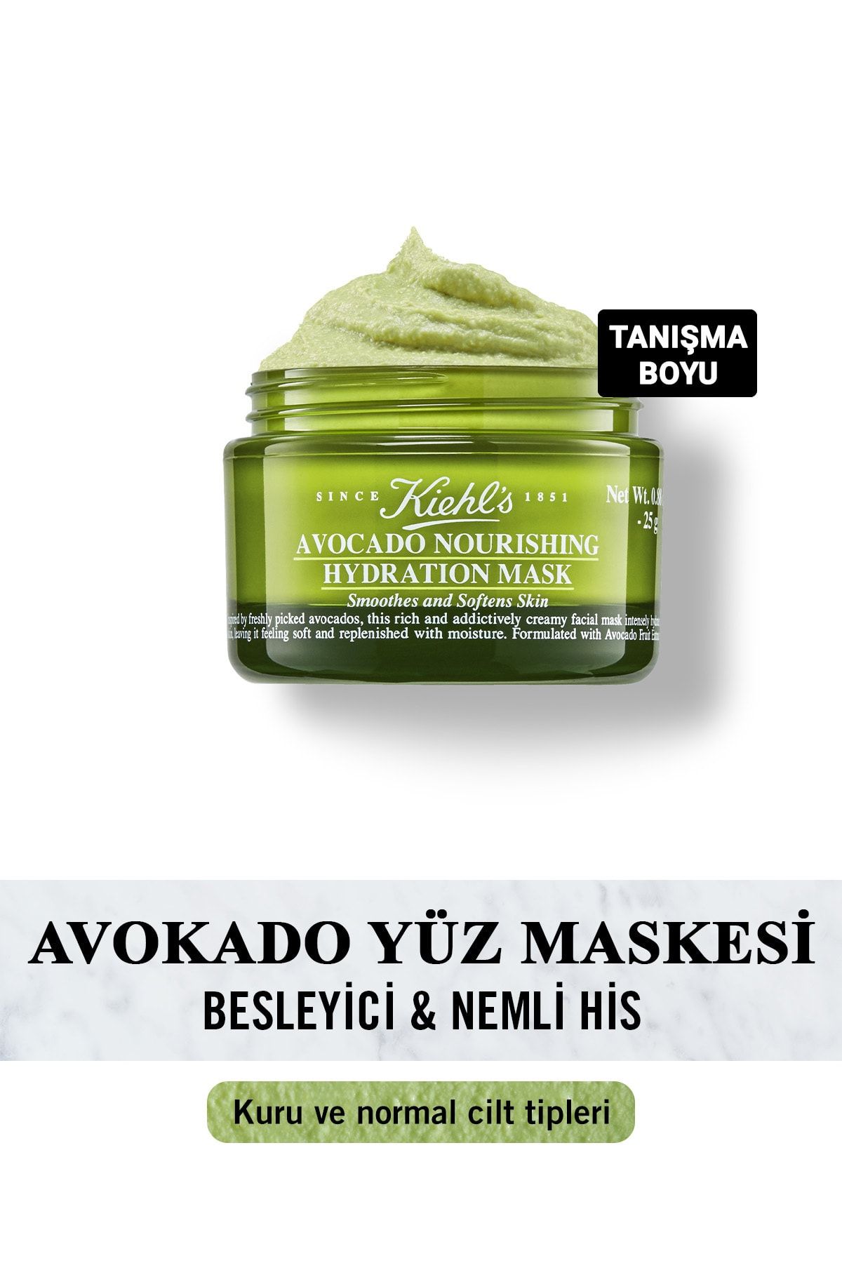 Kiehl's Avocado Besleyen & Nemlendiren Maske 25 gr