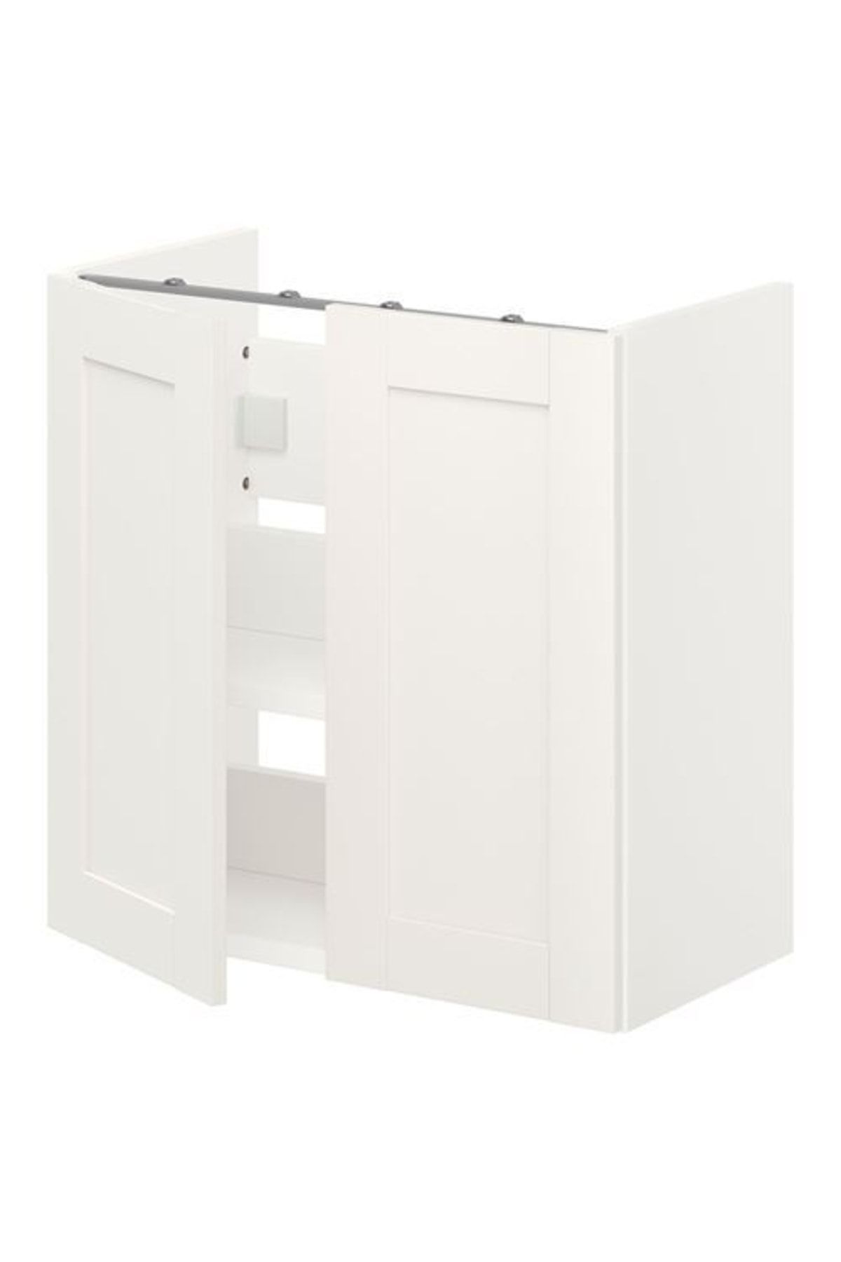 IKEA Enhet, Lavabo Dolabı, 60x32x60 Cm, Beyaz-dekoratif Beyaz