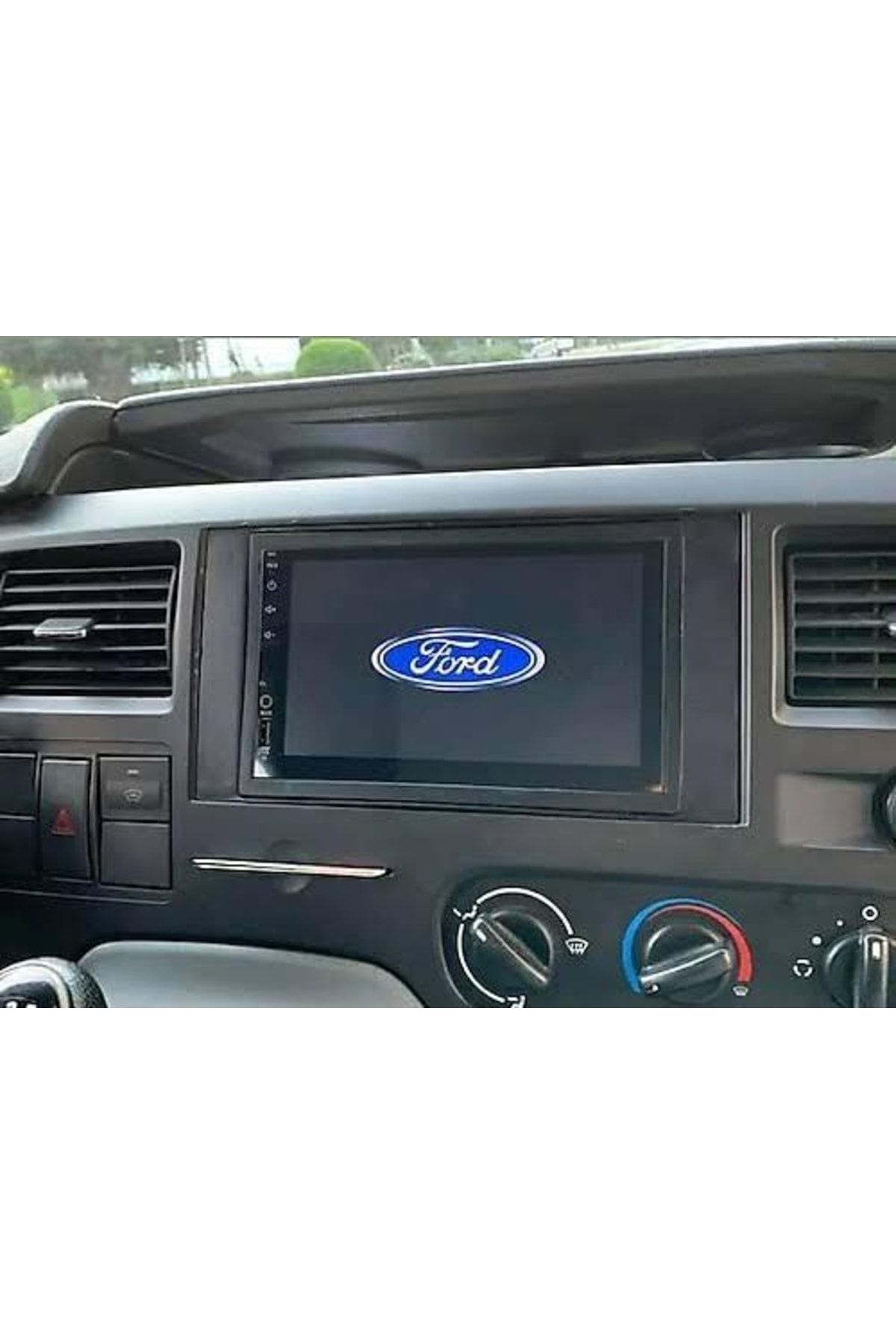 OTODUNYAM Ford Focus,transit,connect,c-max Uyumlu 7 Inç Double Teyp.multimedya Çerçeve Hediyeli
