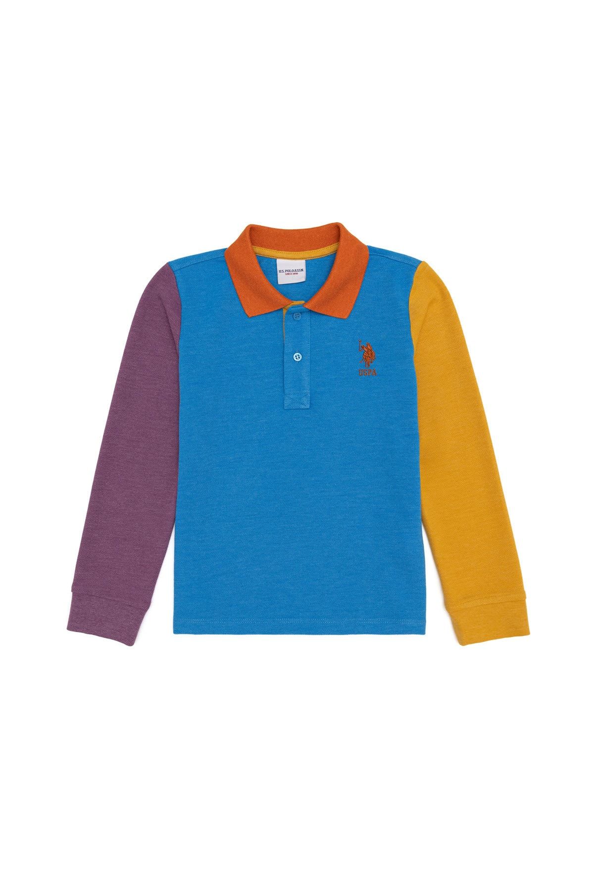 U.S. Polo Assn. Mavi Erkek Çocuk Sweatshirt