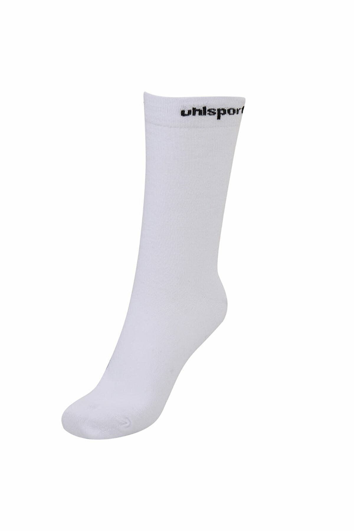 uhlsport 1003015 Antreman Çorabı 1003015 Beyaz Siyah Çorap