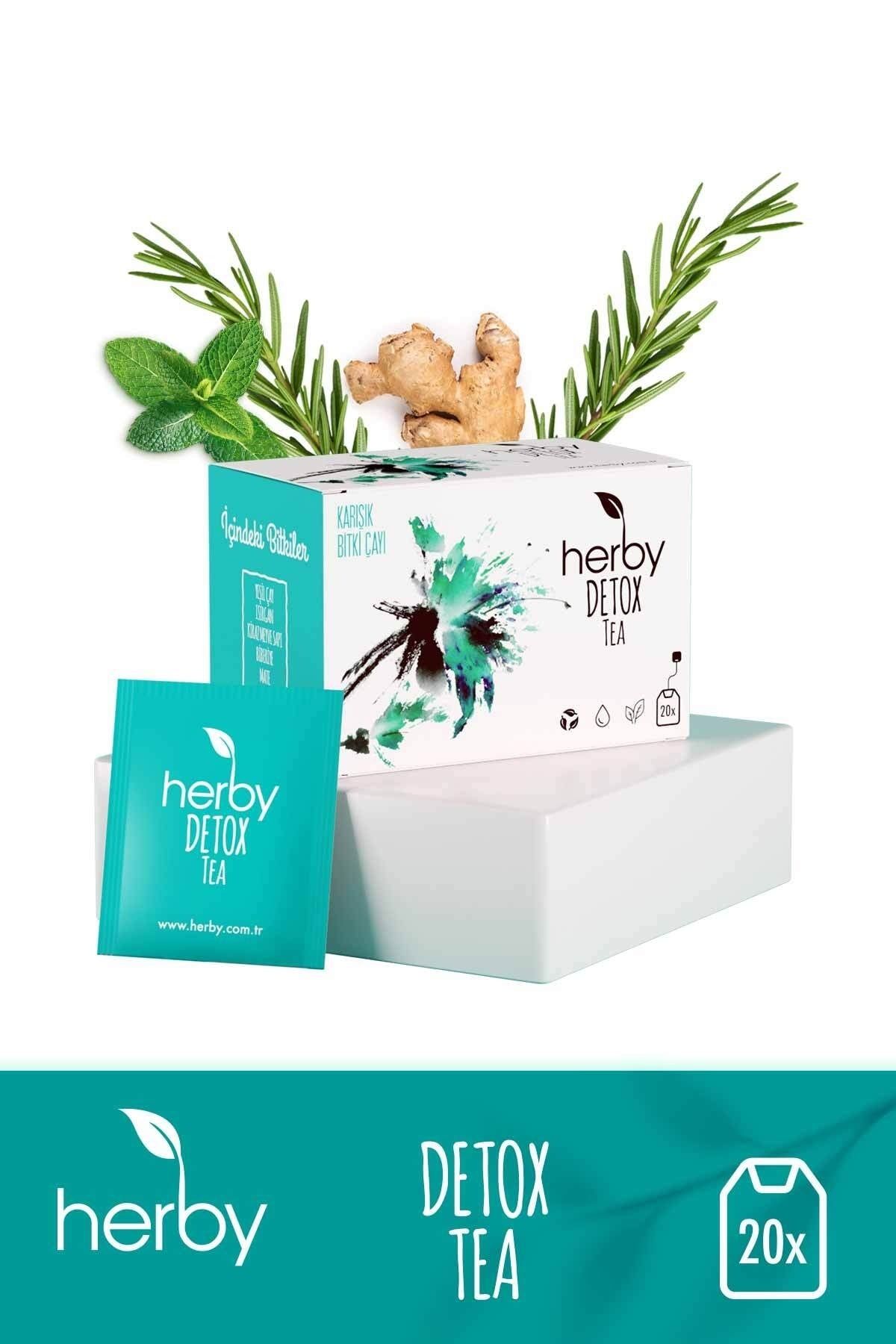 Herby Detox Tea Diyete Destek Detoks Bitki Çayl