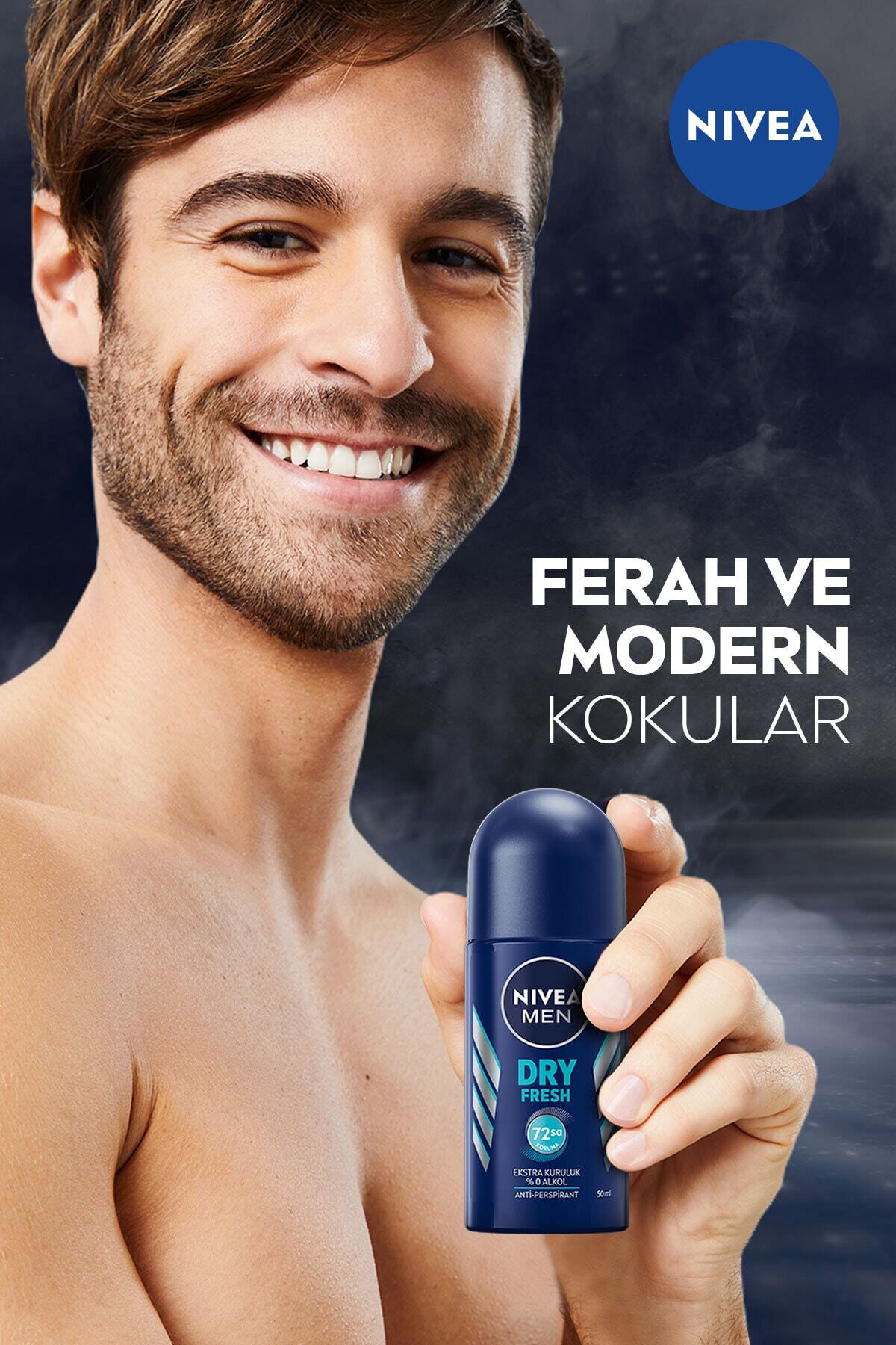 Men Erkek Roll On Deodorant Dry Fresh 72 Saat Anti-perspirant Koruma,50ml_1