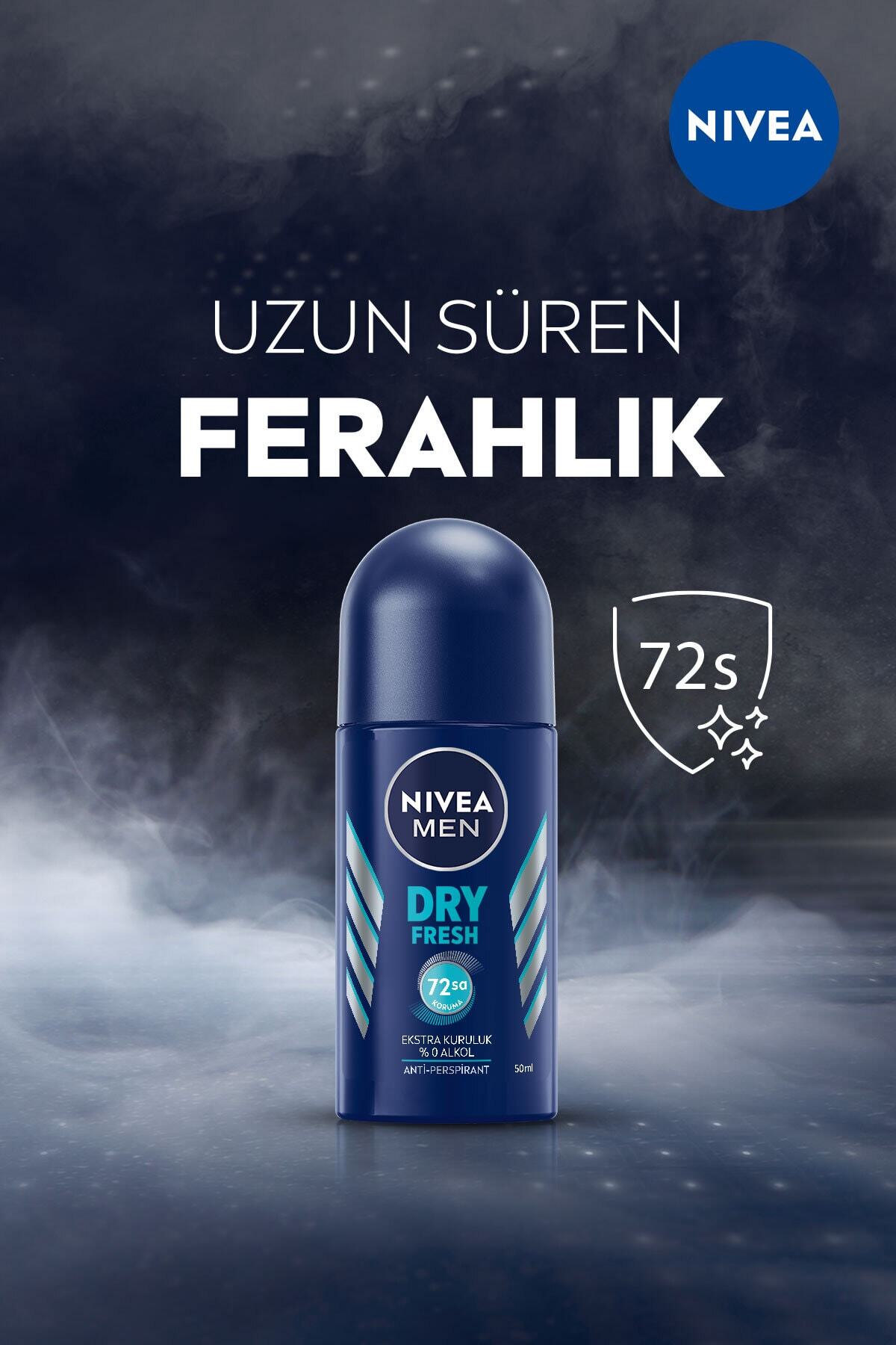 Men Erkek Roll On Deodorant Dry Fresh 72 Saat Anti-perspirant Koruma,50ml_2