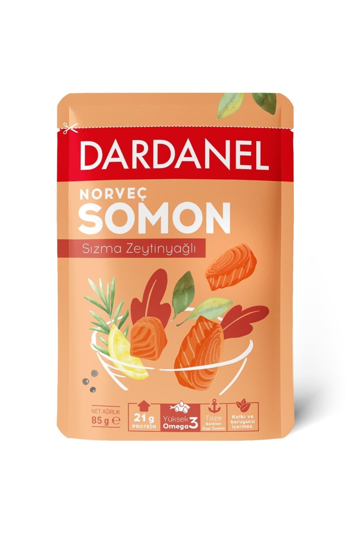 Dardanel Zeytinyağlı Somon Poşet 85 gr .