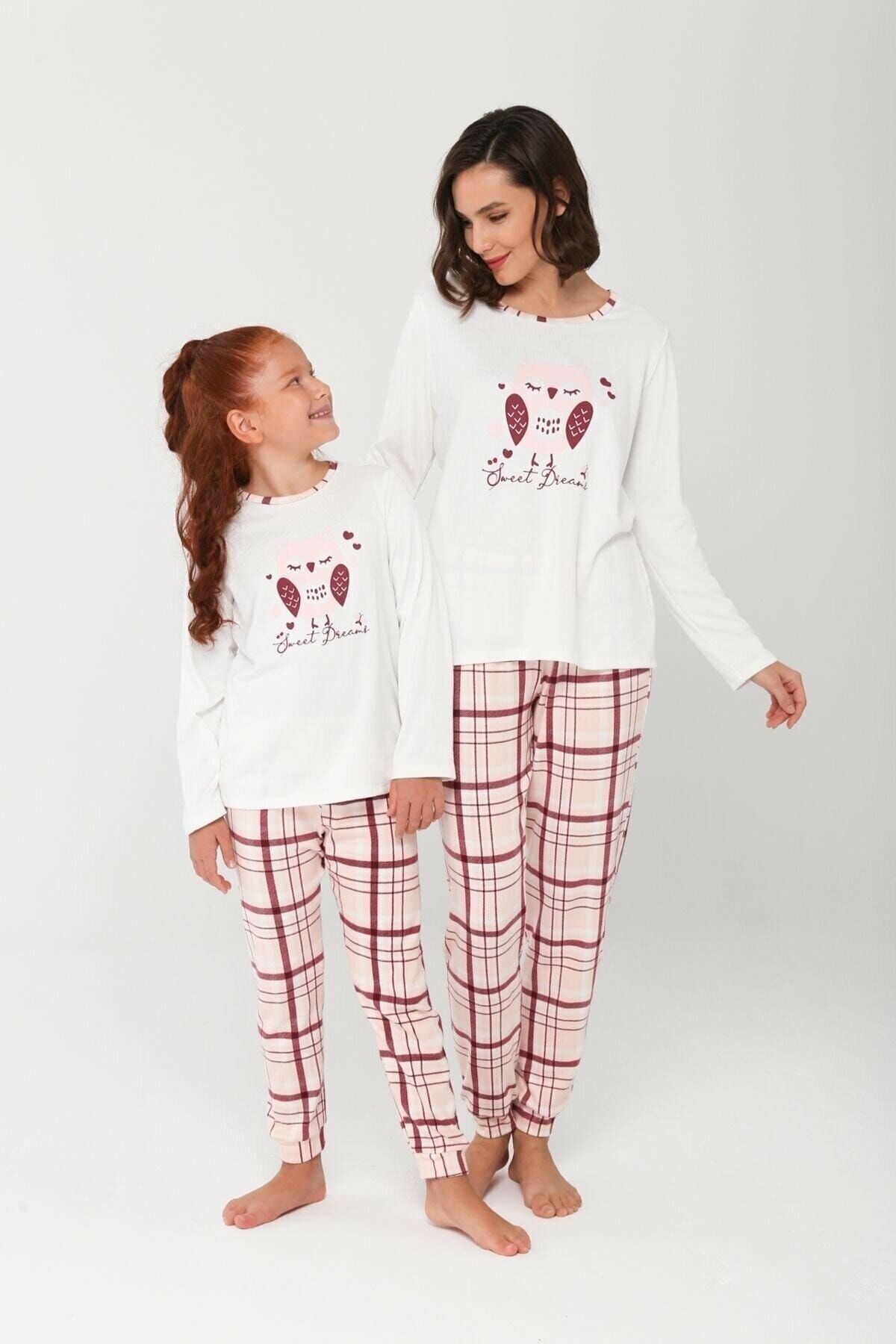 LILIAN Sweet Owl Pijama Takımı - Anne Ve Kız Ayrı Ayrı Satılır, Fiyatları Farklıdır!!!