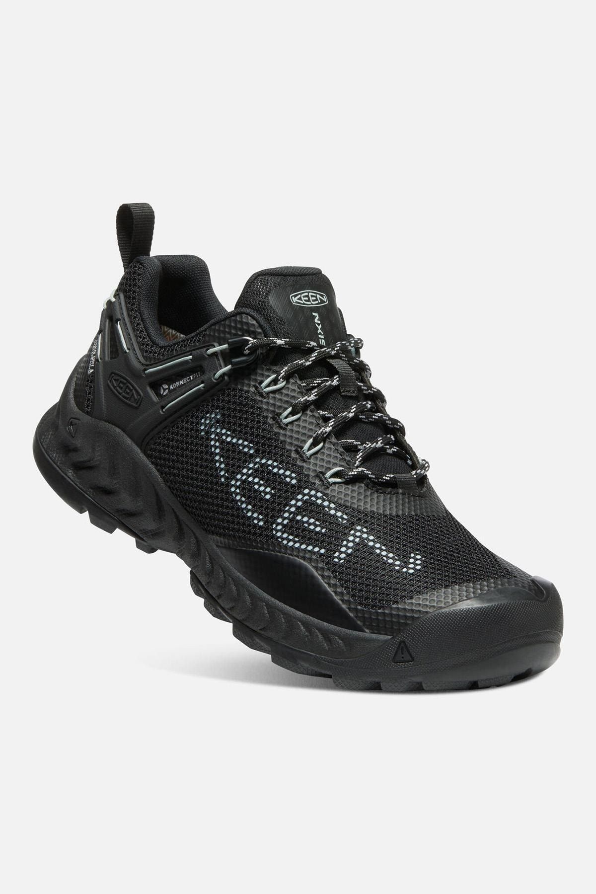 Keen Nxis Evo Wp W-black/cloud Blue - Su Geçirmez Kadın Günlük Spor Ayakkabı - Siyah