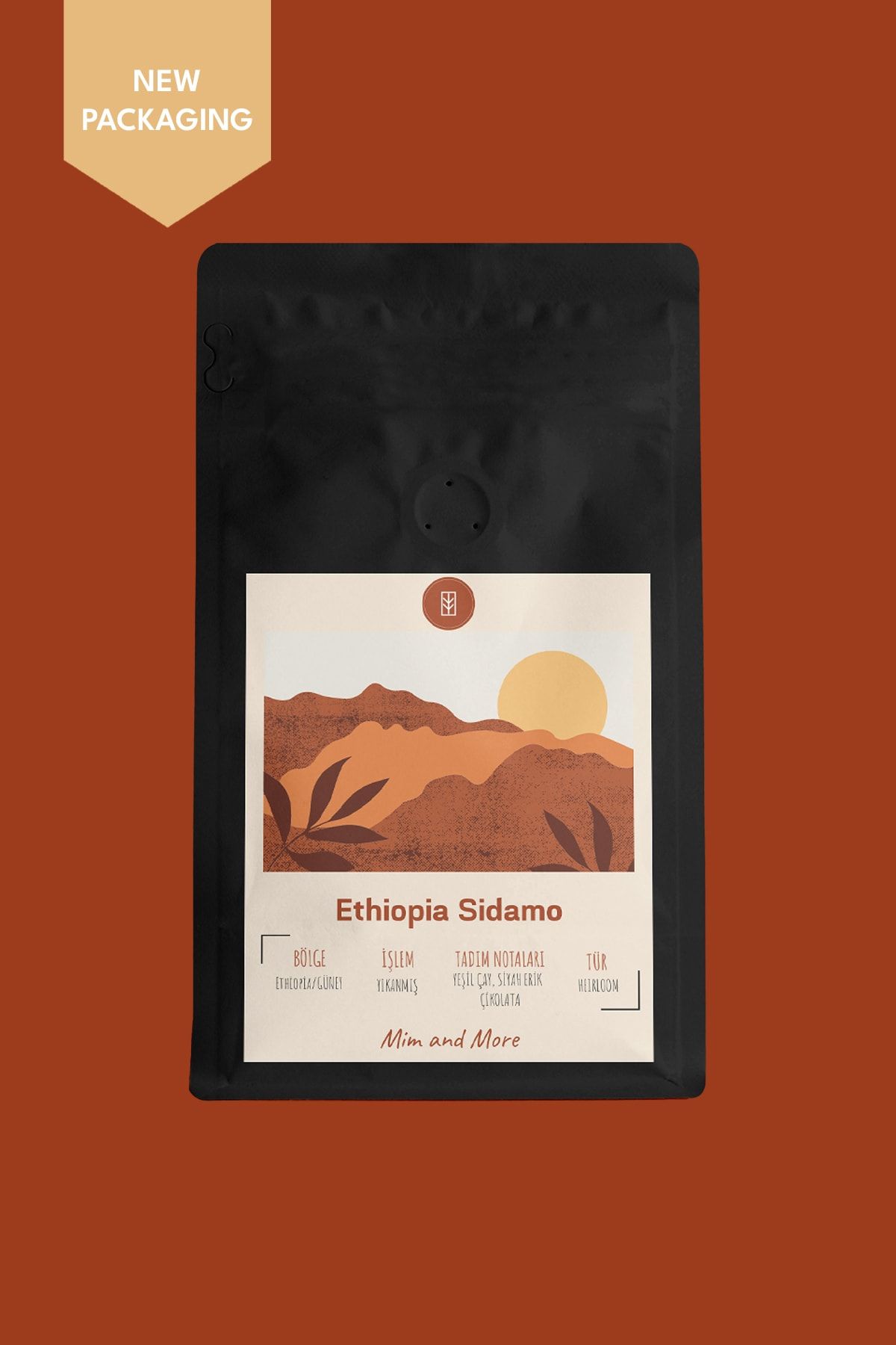 Mim and More Ethiopia Sidamo Filtre Öğütülmüş Kahve 250gr