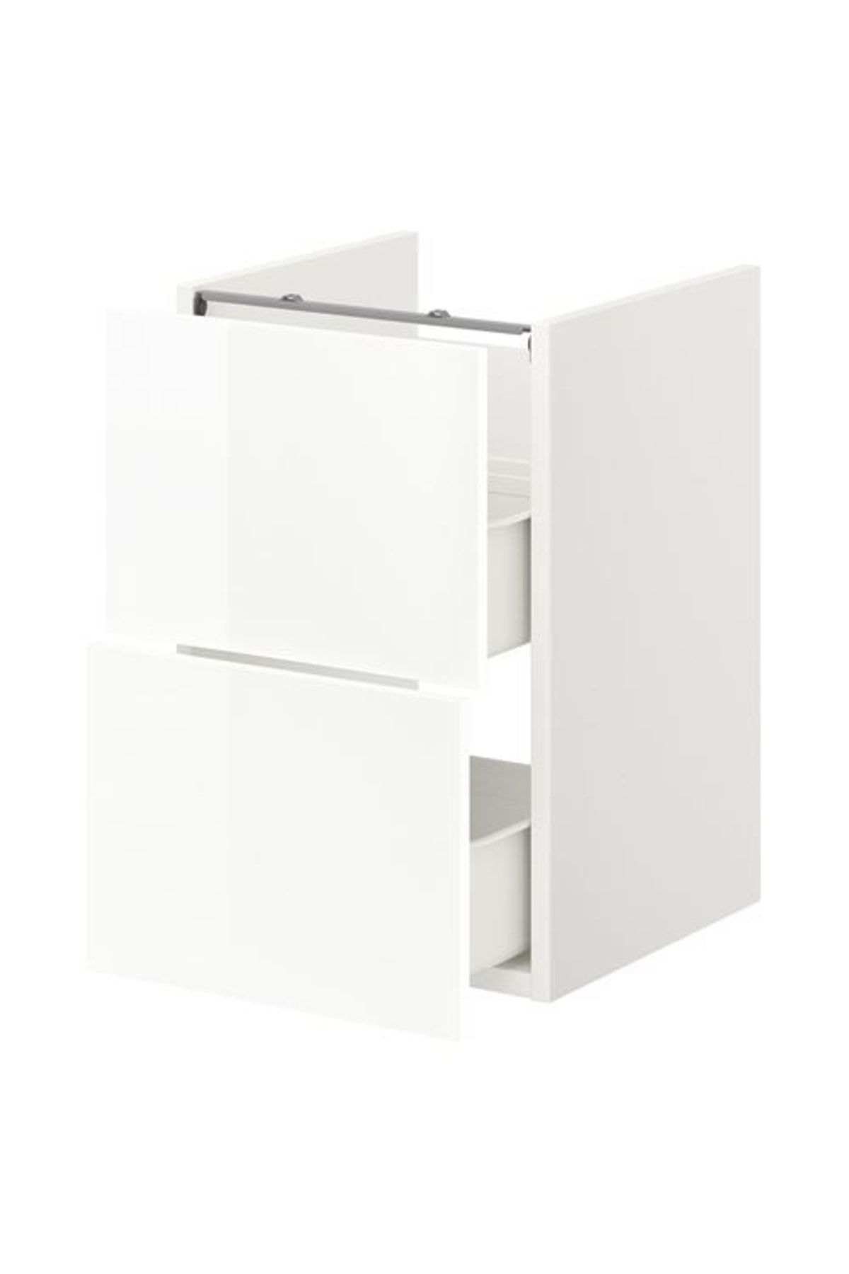 IKEA Enhet, Lavabo Dolabı, 40x42x60 Cm, Beyaz-parlak Cila Beyaz