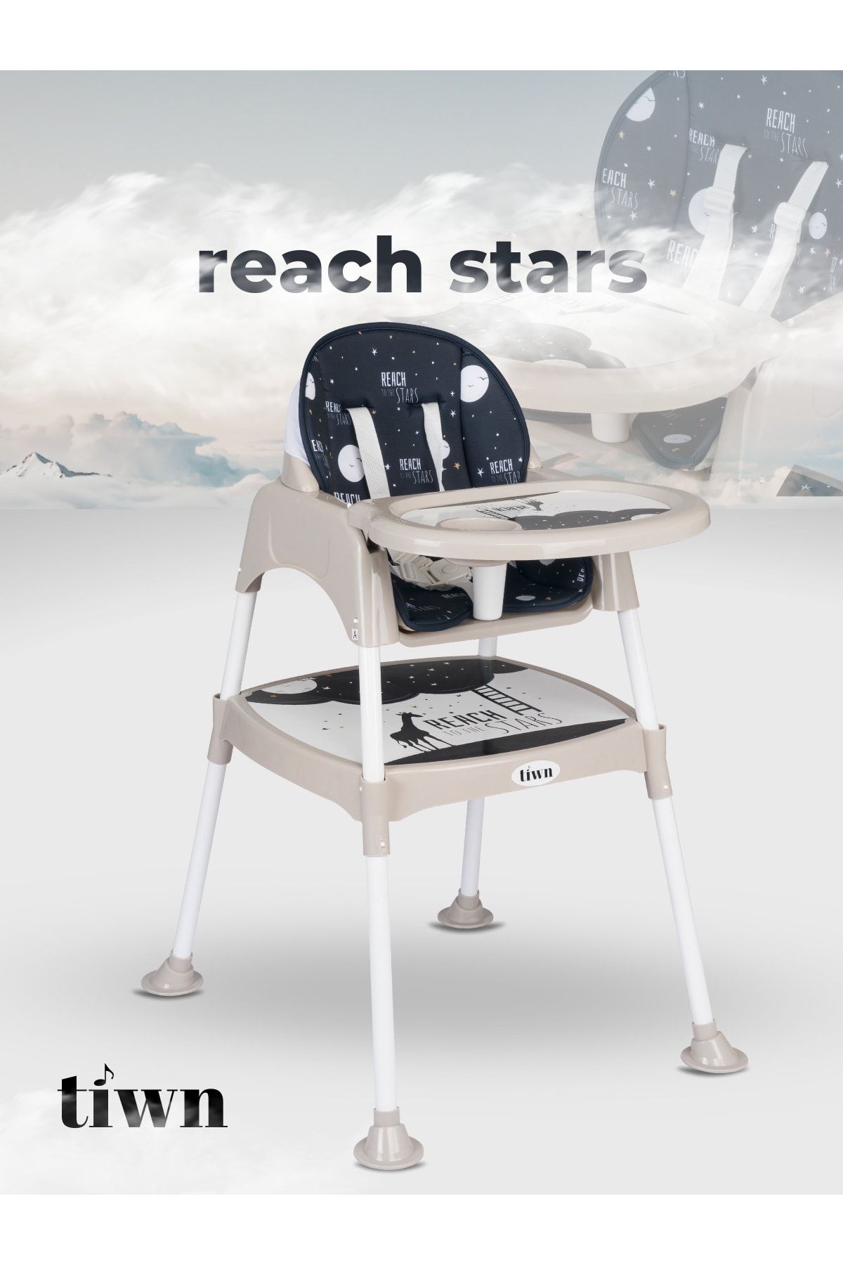 Tiwn Reach Stars Mama Sandalyesi (çalışma Masası Olabilen)