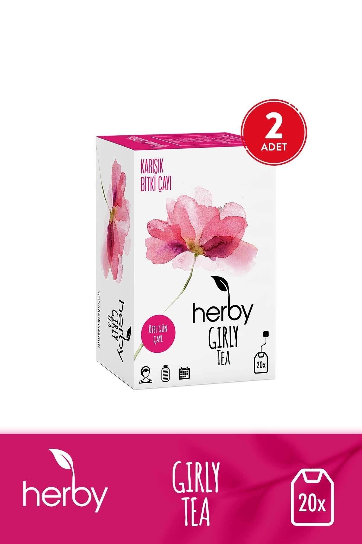 Herby Girly Tea Regl Dönemine Özel Rahatlatıcı Bitki Çayı 2'li Paket