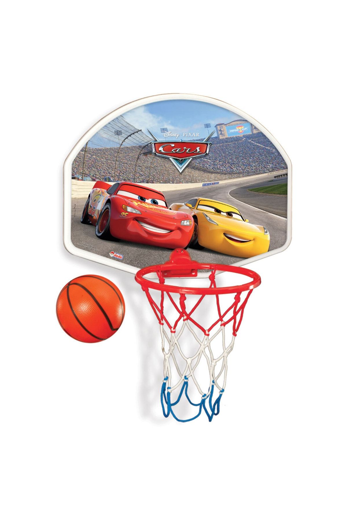 Doğan Oyuncak Dünyası Cars Orta Pota - Basketbol Seti - Spor Oyuncakları - Basket Seti - Pota Oyuncak