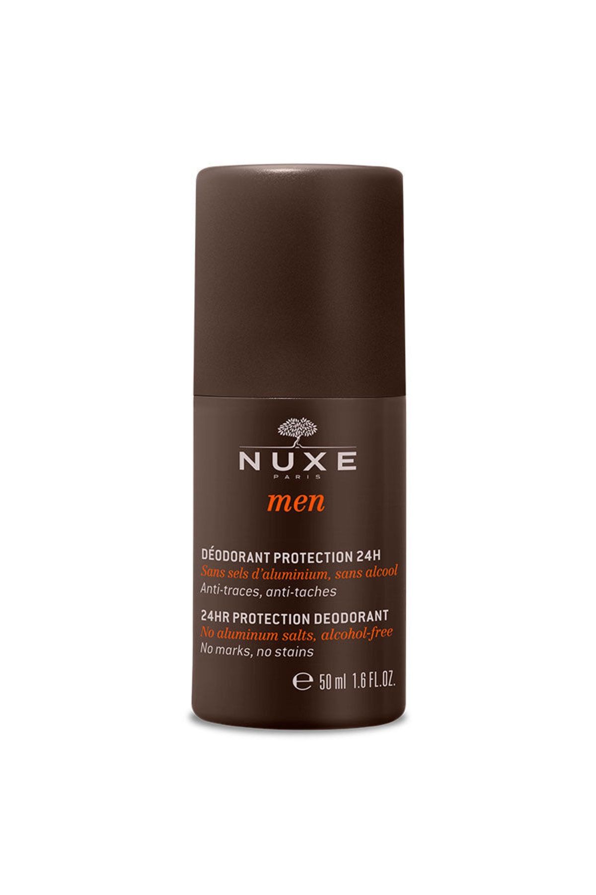 Nuxe Men Iz Bırakmayan Terlemeye Karşı Etkili Deodorant 50 ml Erkeksi Odunsu Baharat