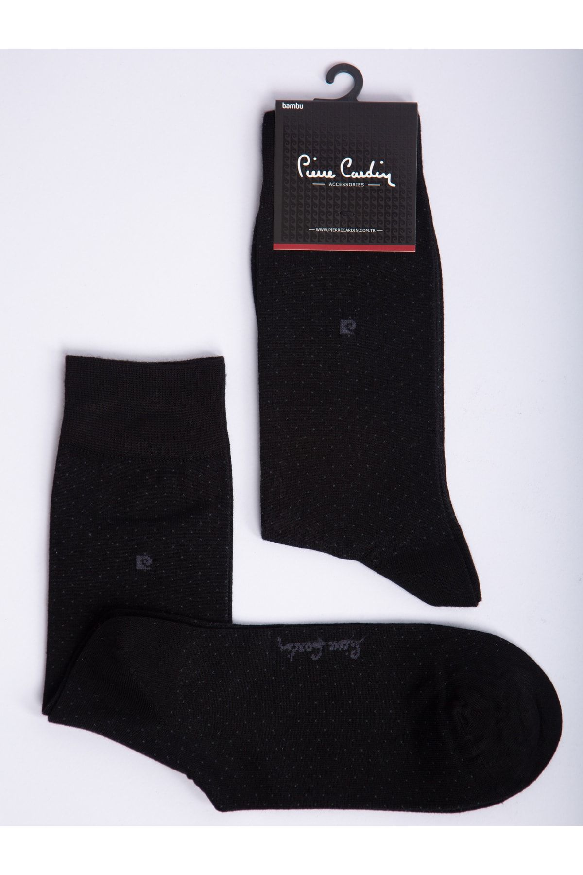 Pierre Cardin Bambu 6’lı Siyah Erkek Uzun Soket Çorap Pc-491