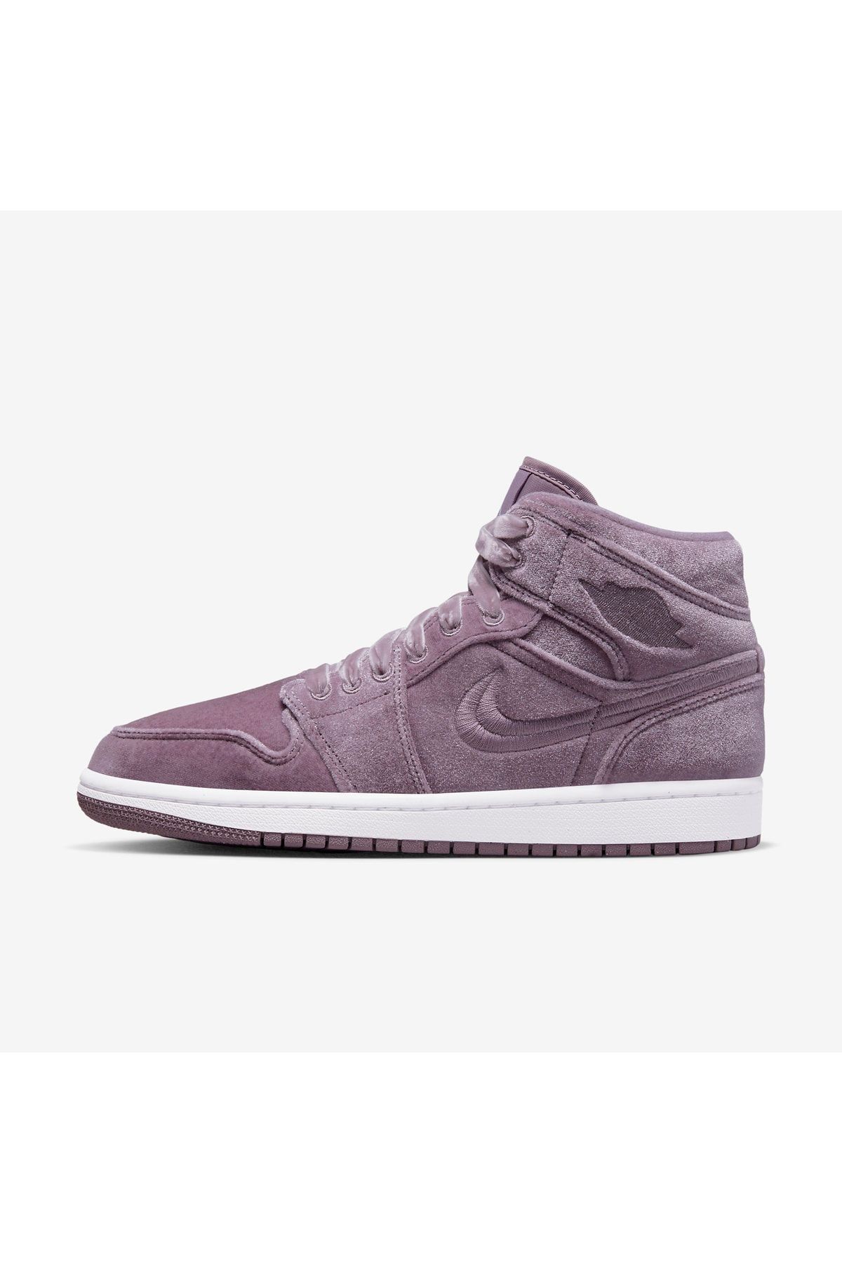 Nike Air Jordan 1 Mid Se Purple Velvet (w) Kadın Spor Ayakkabı