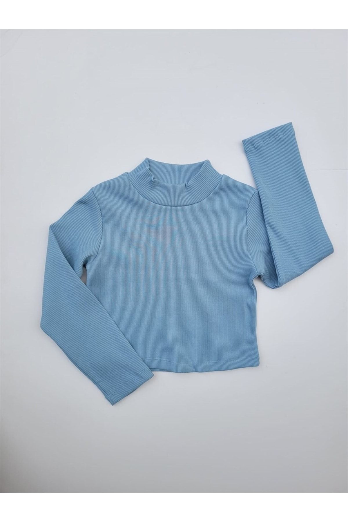 NK Kız Çocuk Mevsimlik, Pamuklu, Fitilli Crop Bluz