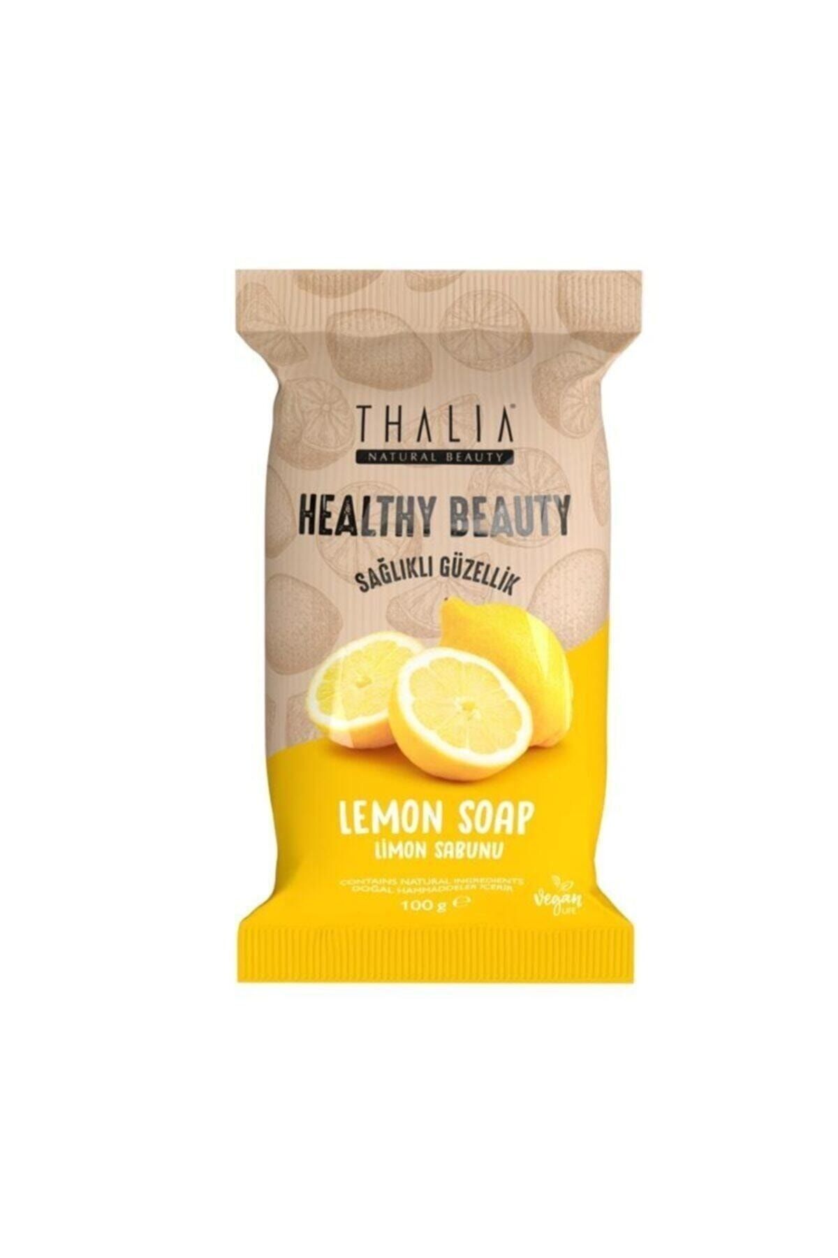 Thalia Yağ Dengeleyici Etkili Healthy&beauty Limon Özlü Doğal Katı Sabun - 100 Gr