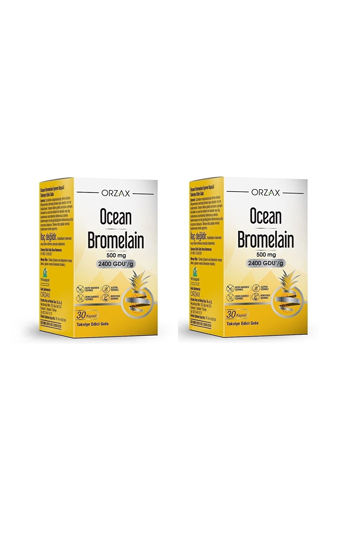Ocean Bromelain Içeren Kapsül 2'li Paket Fiyatı, Yorumları Trendyol