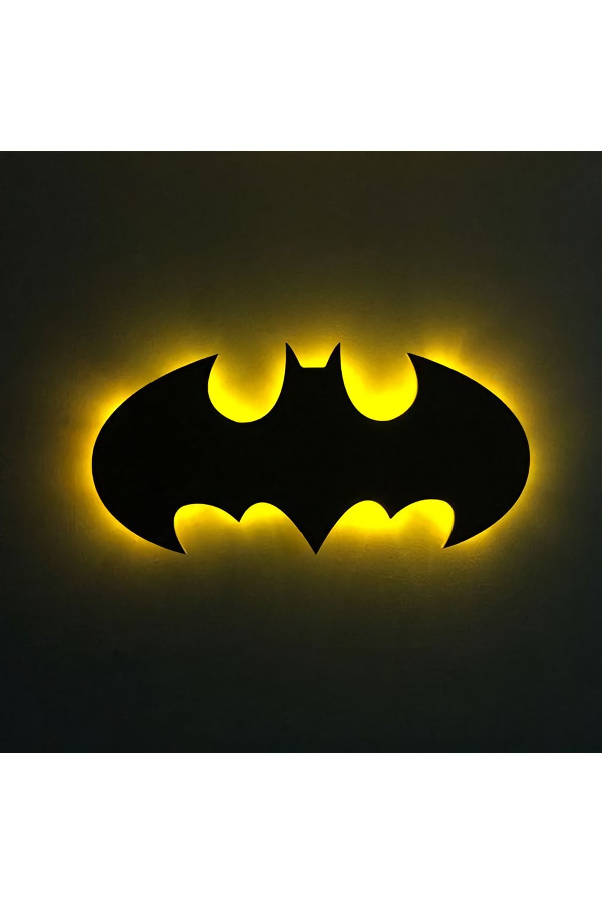 ARSERGROUP Ahşap Batman Duvar Aydınlatma Dekorasyon Ledli Duvar Dekoru