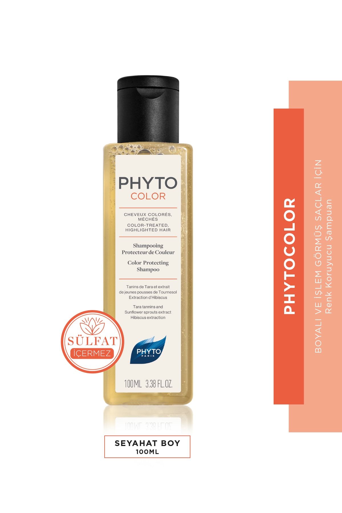 Phyto Phytocolor Shampoo Boyalı ve İşlem Görmüş Saçlar için Renk Koruyucu Sülfatsız Şampuan 100 ml