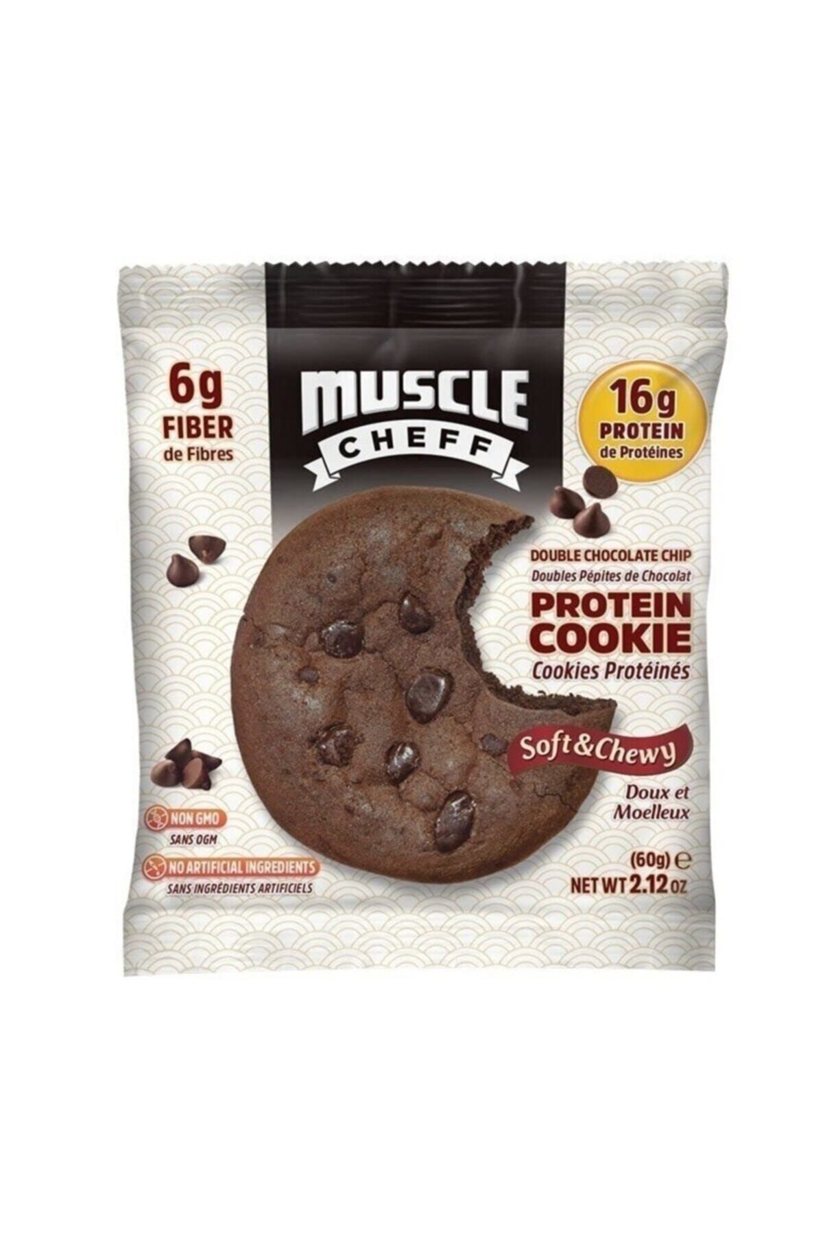 MUSCLE CHEFF Çikolatalı Kurabiye Yüksek Proteinli 60 Gr.