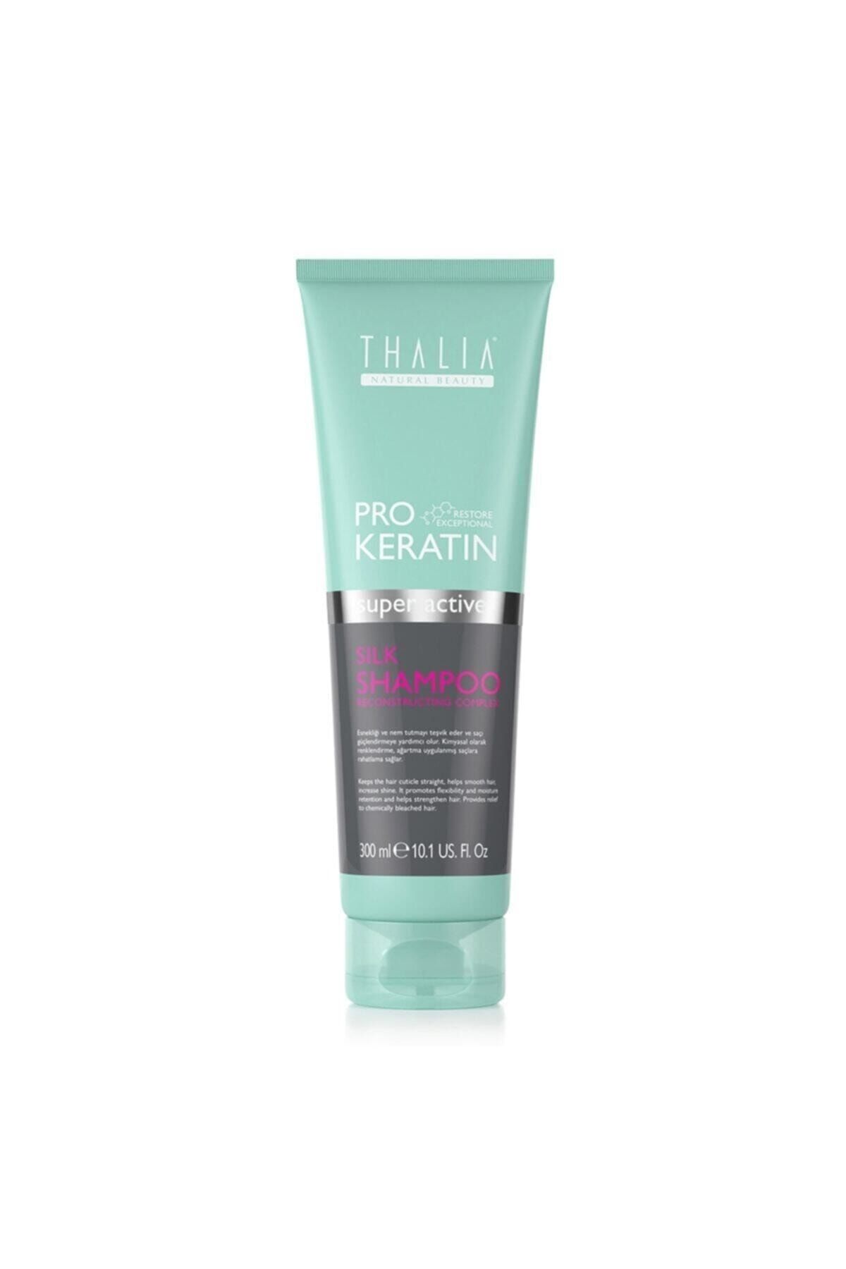 Thalia Yeniden Yapılandırıcı Dolgunlaştırıcı Prokeratin & Silk Saç Bakım Şampuanı - 300 ml