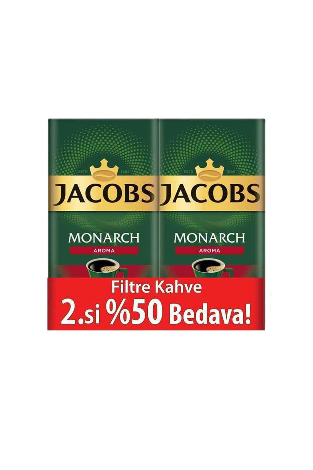 Jacobs Monarch Aromalı Filtre Kahve 500 gr x 2li SET