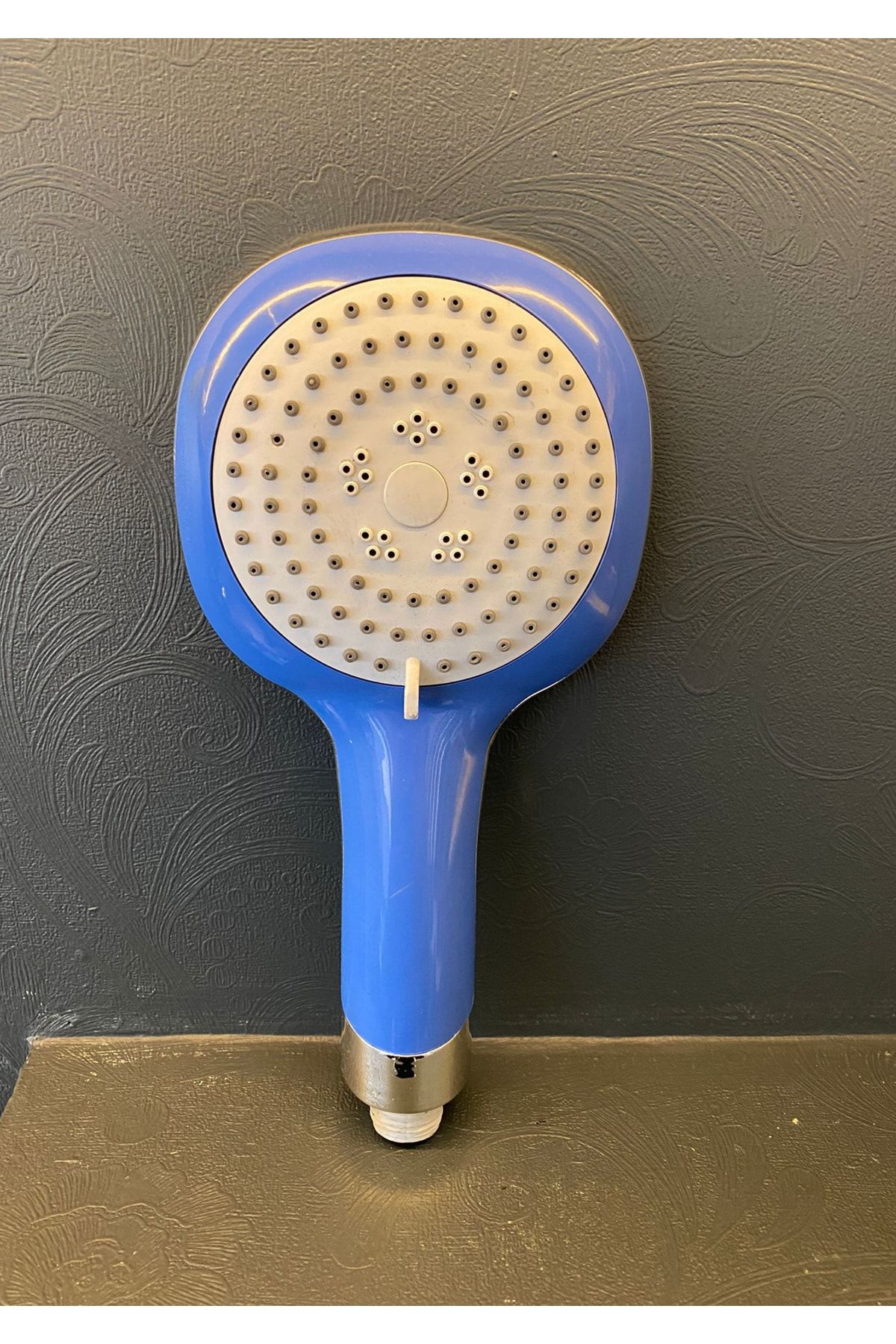 ŞENPRES Mavi Kare Fonksiyonlu Banyo Başlığı Duş Telefonu Duş Fıskiyesi El Duşu