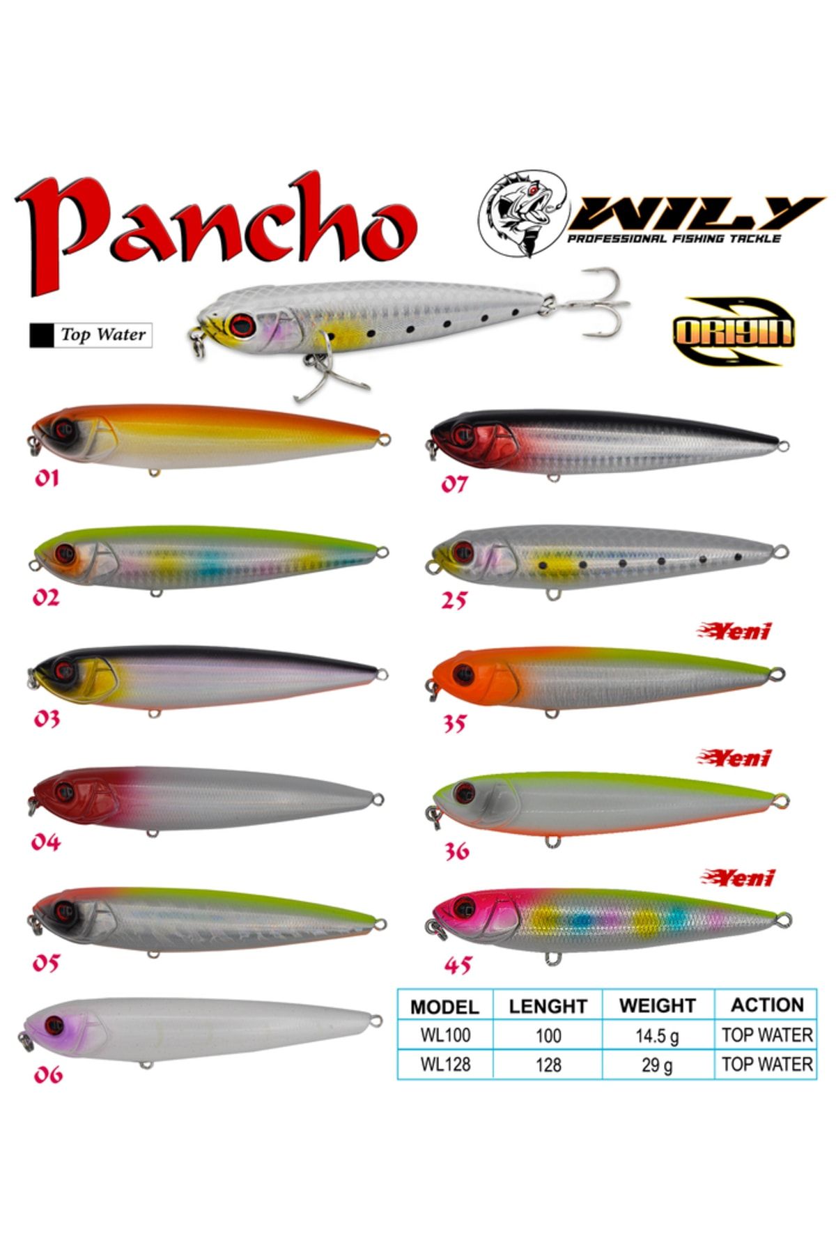 Wily Pancho 10 Cm Maket Balık 14.5 Gr