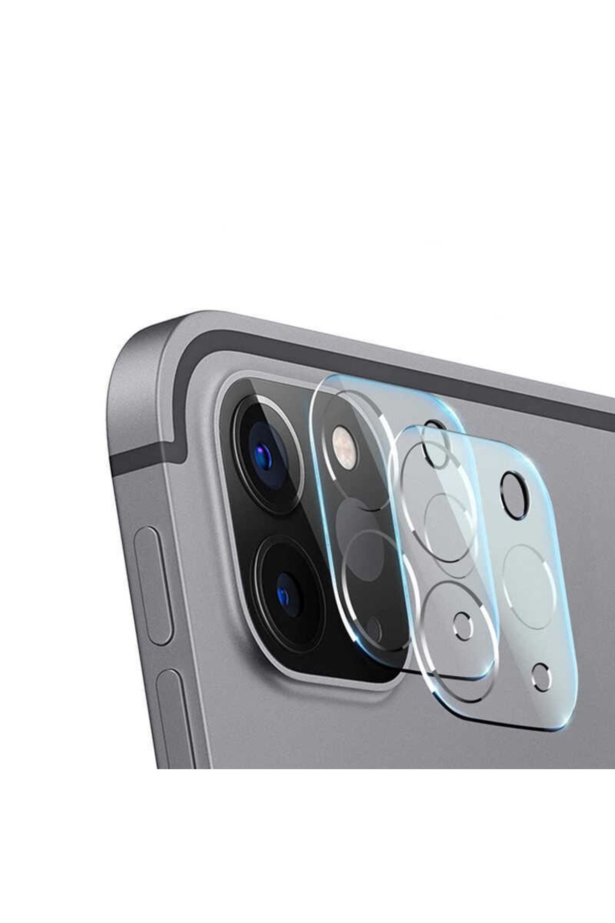 MOBAX Ipad Pro uyumlu 12.9 2020 Zore Kamera Lens Koruyucu Cam Renksiz