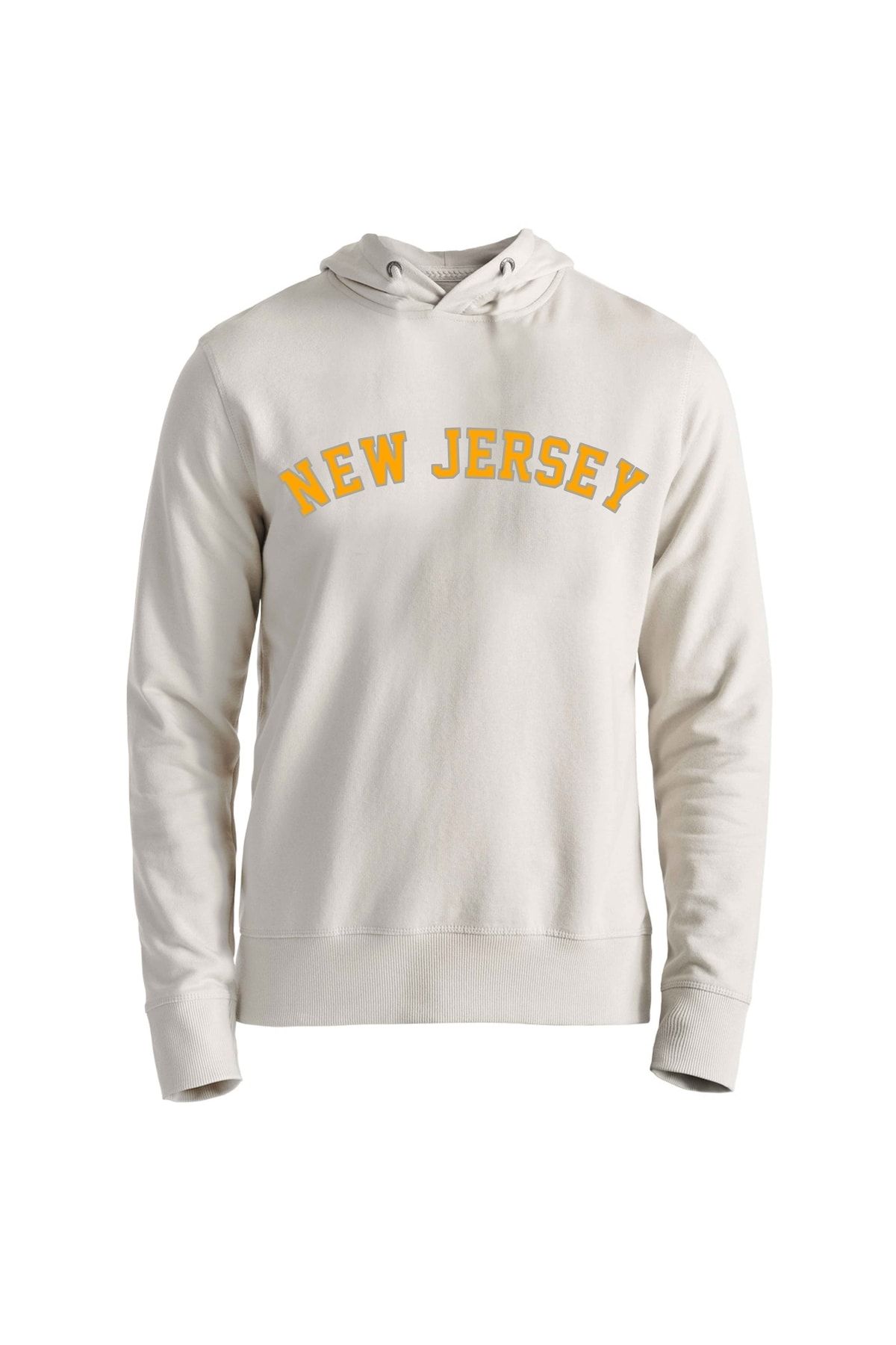 Alfa Tshirt New Jersey Gold Yazılı Ekru Sweatshirt