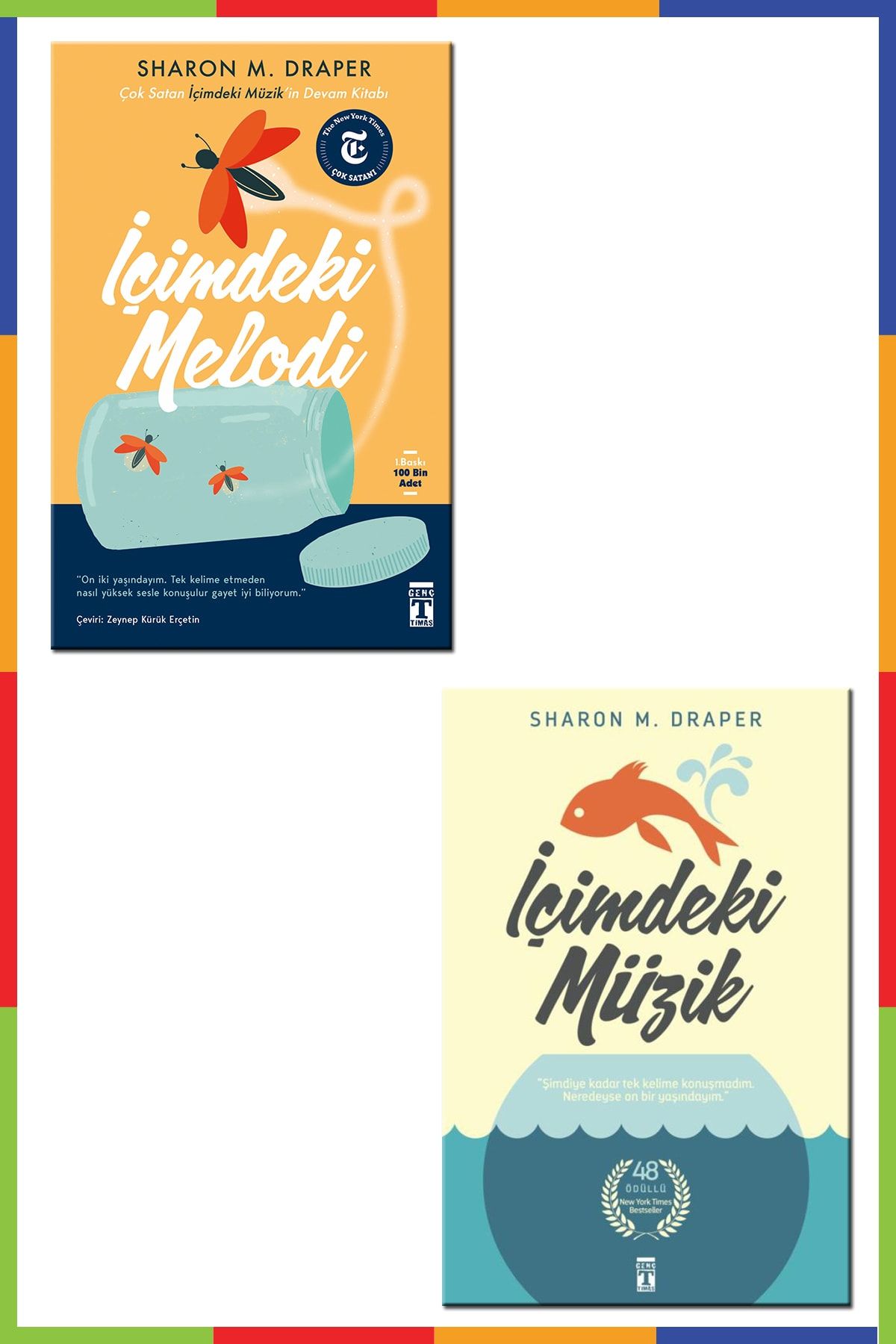 Genç Timaş Yayınları Içimdeki Melodi - Içimdeki Müzik - 2 Kitap - (karton Kapak)
