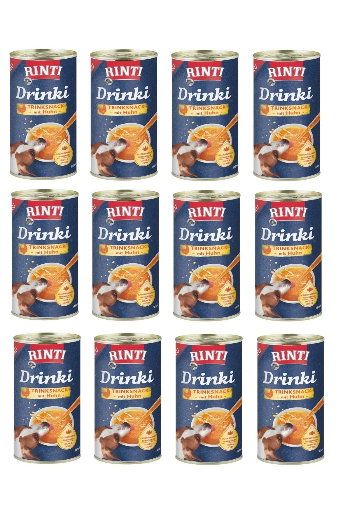 Rinti Drinki Tavuk Etli Sıvı Desteği Köpek Çorbası 185 ml X 12 ADET