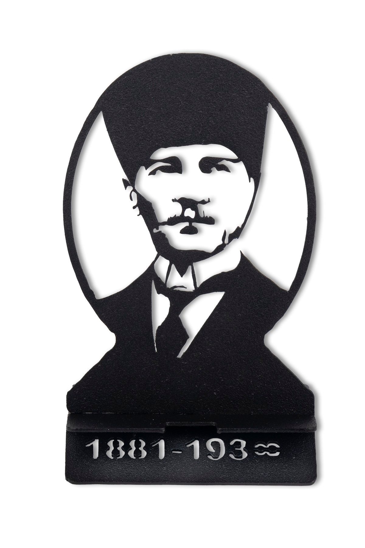 Jön Metal Metal Masaüstü Atatürk Masa Süsü Büst Biblo Standı Dekoratif Aksesuar Ofis Hediyelik