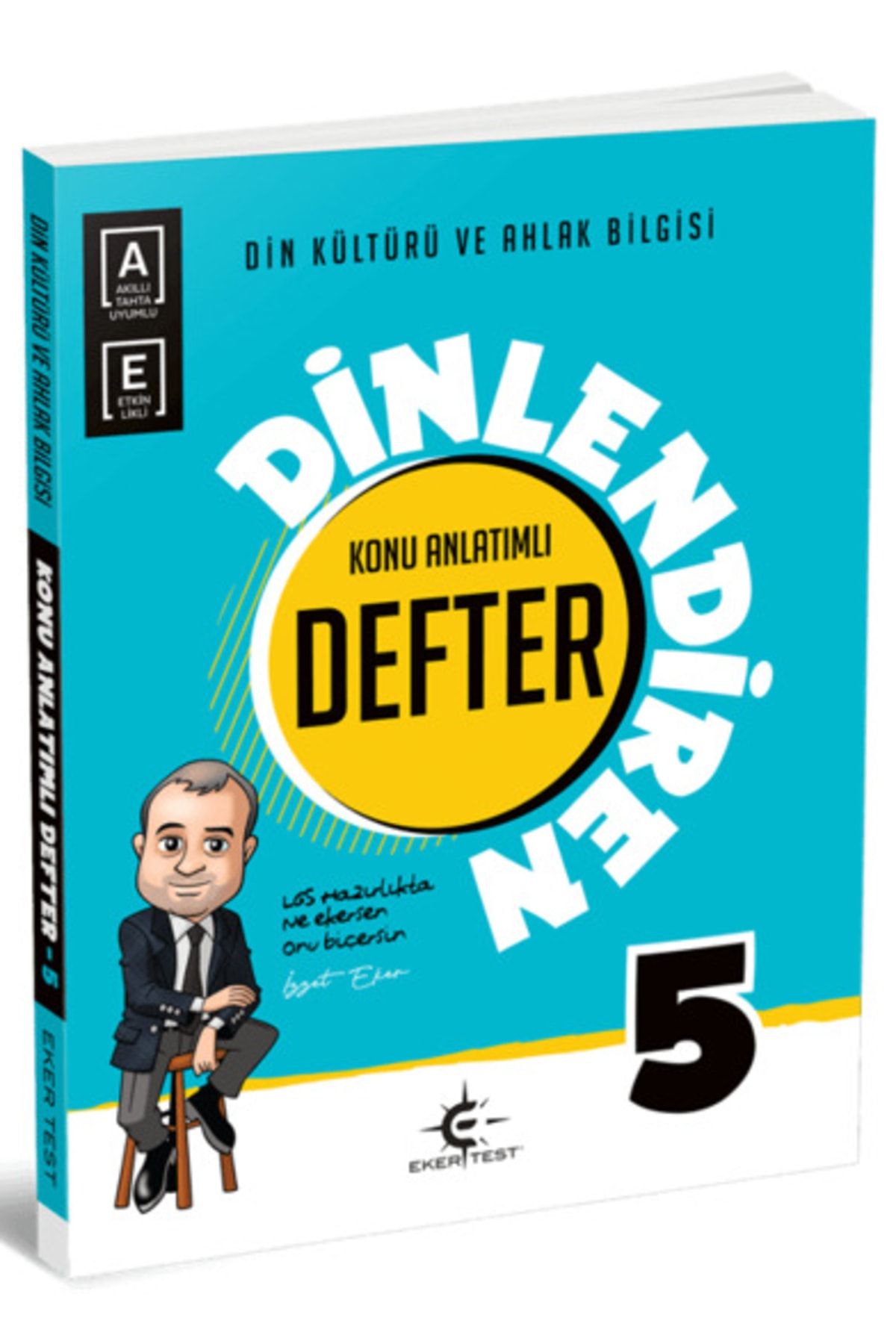 Eker Test Yayınları Eker Test 5.sınıf Din Kültürü Ve Ahlak Bilgisi Dinlendiren Defter