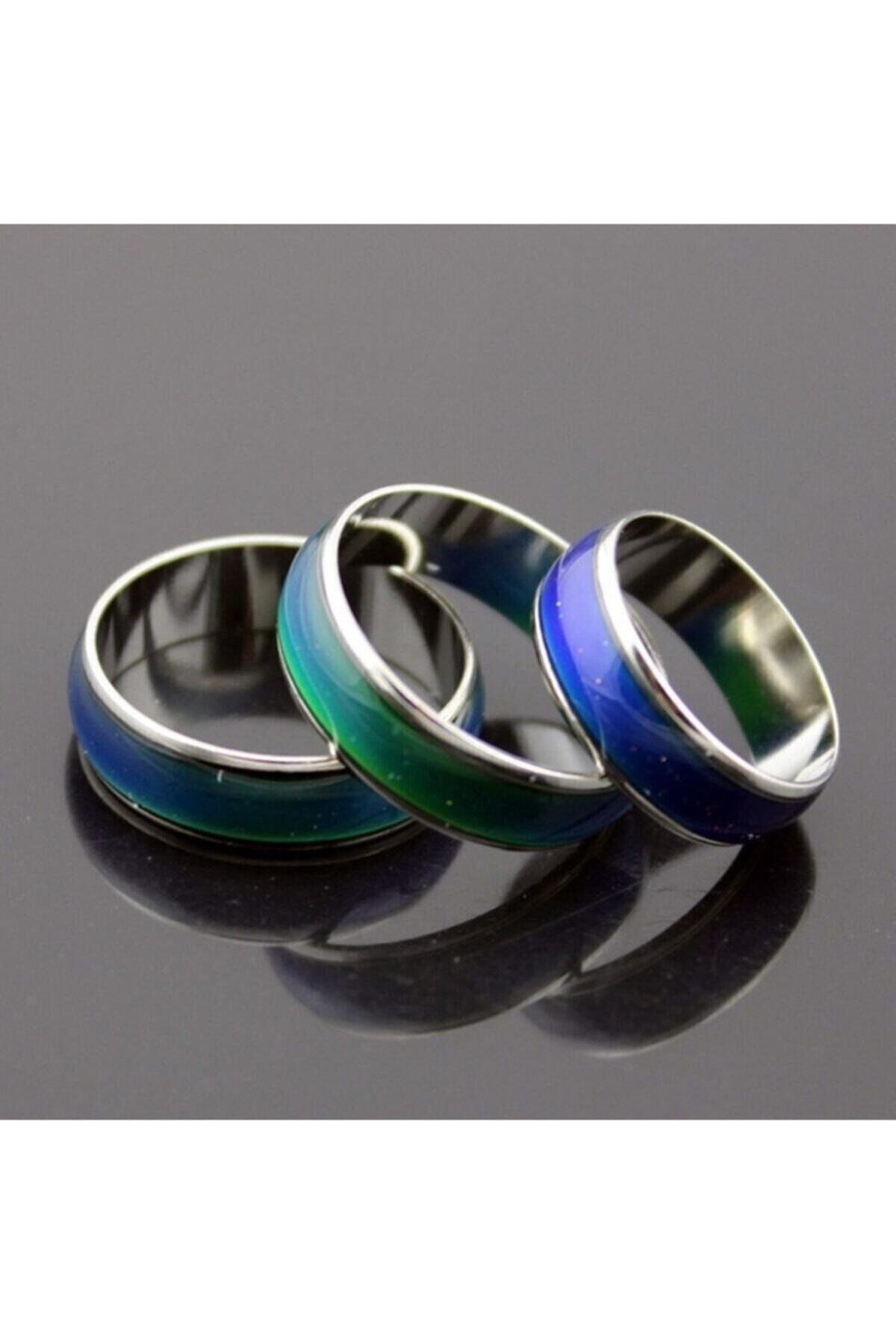 İYİ MODA Mood Ring Ruh Haline Göre Renk Değiştiren Unisex His Yüzüğü