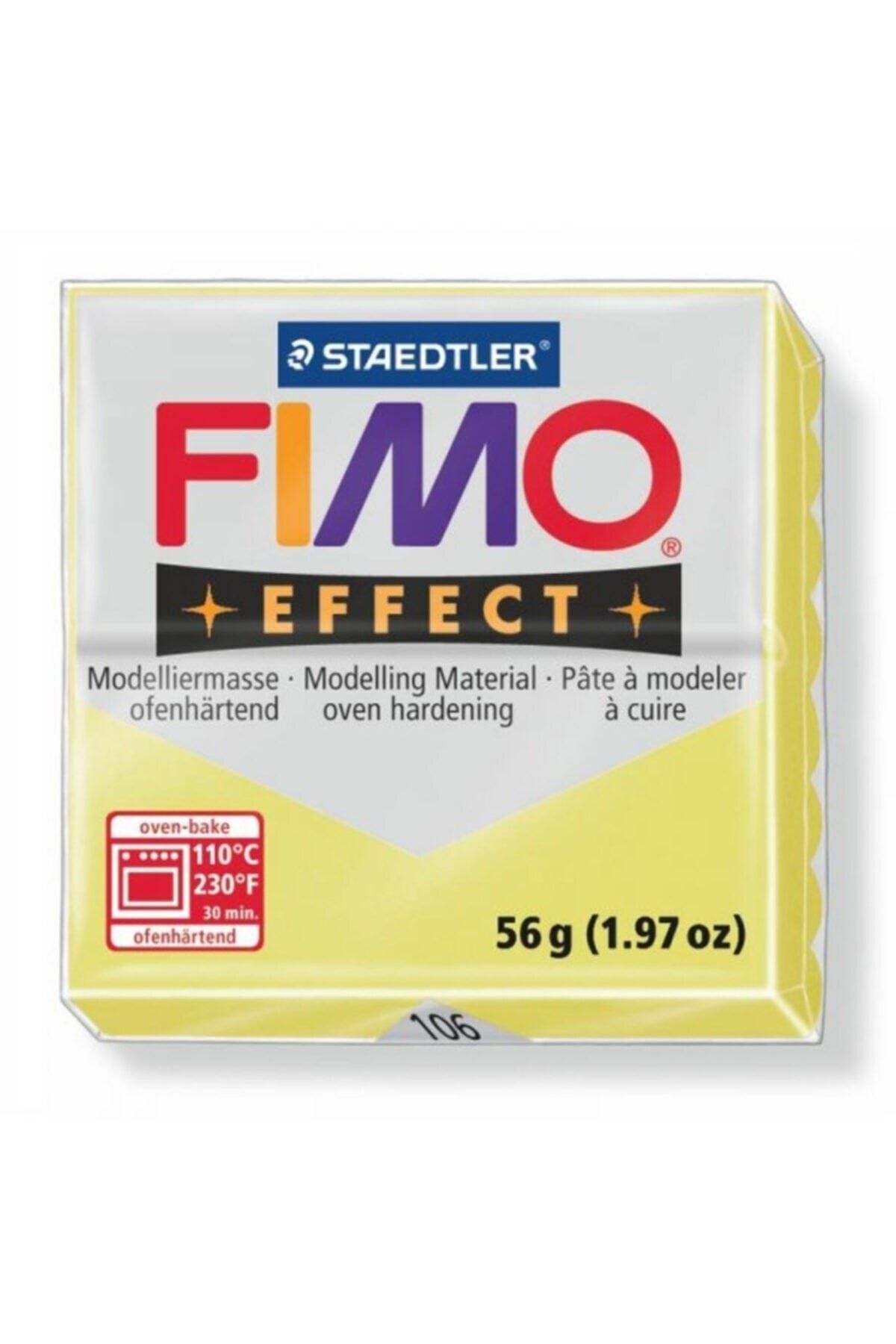 Staedtler Fimo Effect Polimer Kil 57gr. Citrin