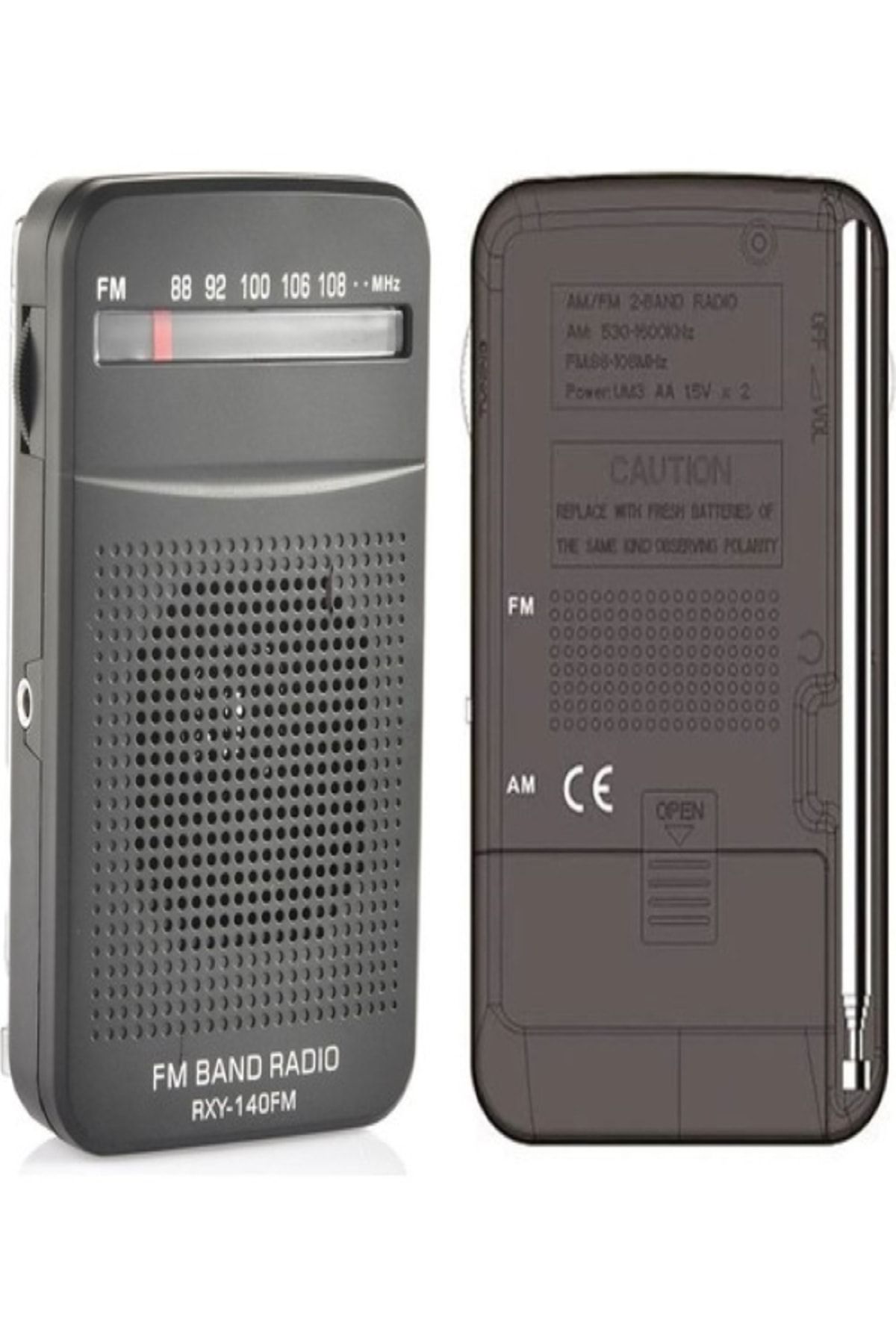 Genel Markalar Radyo Pilli Küçük Cep Radyosu Deprem Çantası Radyosu Fm Mini Radyo Cep Tipi Taşınabilir Fm Radyo