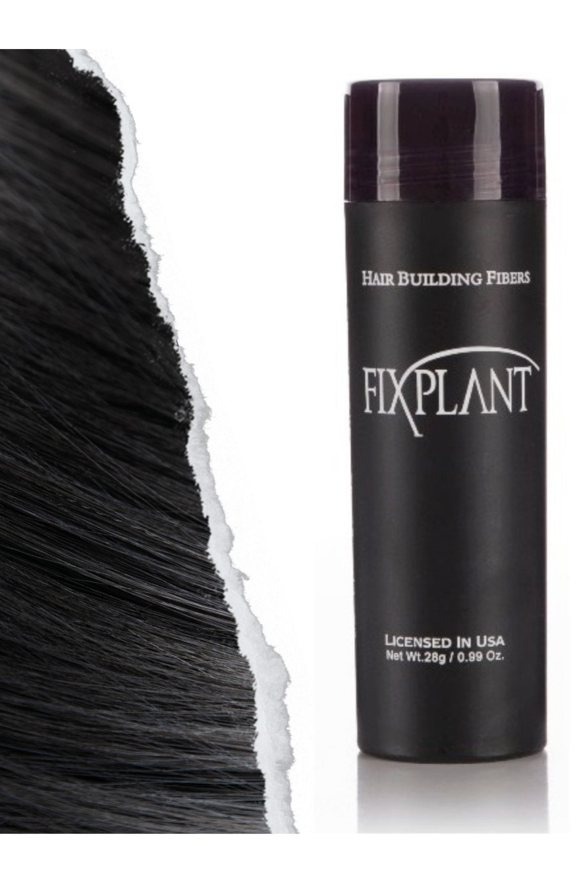 FIXPLANT Saç Dolgunlaştırıcı Saç Tozu Topik 28 Gr. Siyah