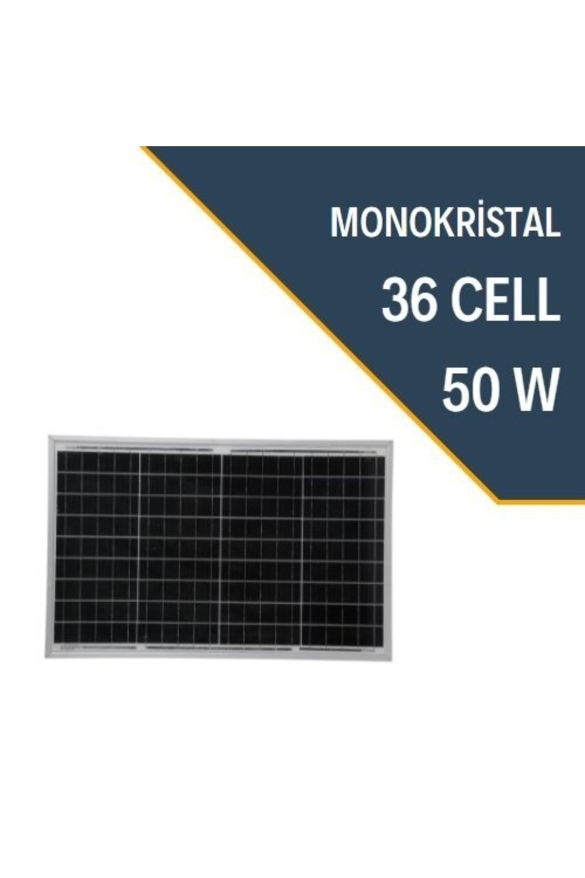 Lexron 50w Monokristal Güneş Paneli