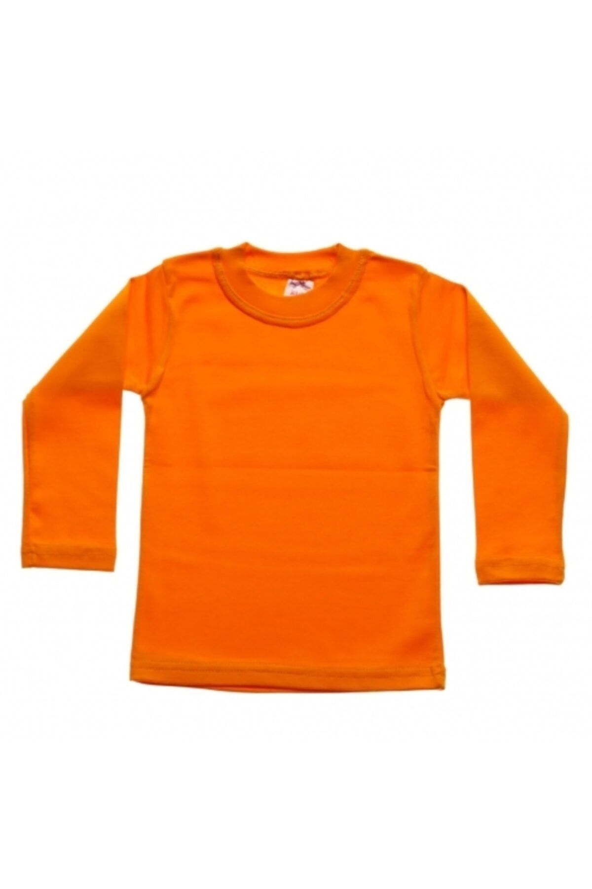 Yeni Işık Tekstil 7-8 Yaş Likralı Çocuk T-shirt & Body Turuncu
