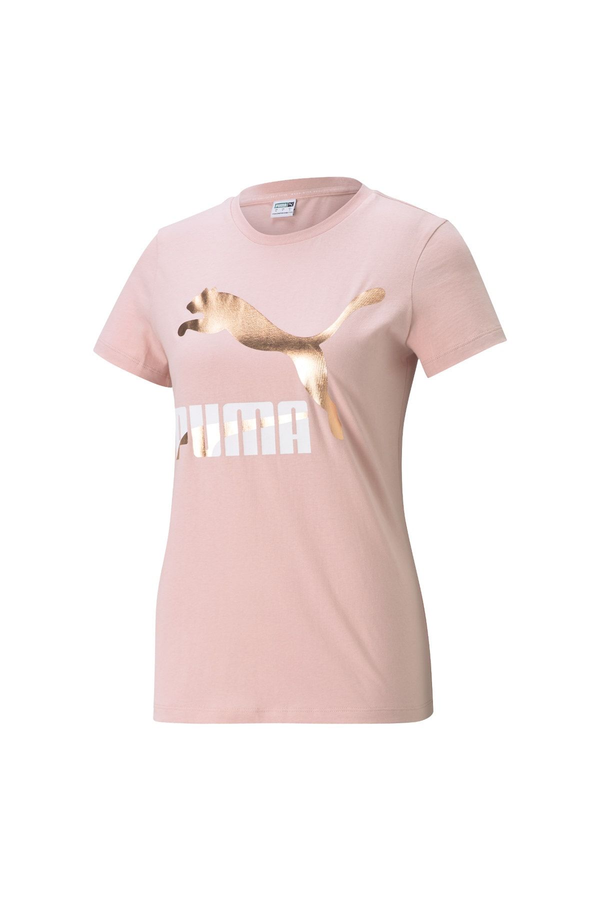 Puma Kadın pudra Tişört Classics Logo Tee -