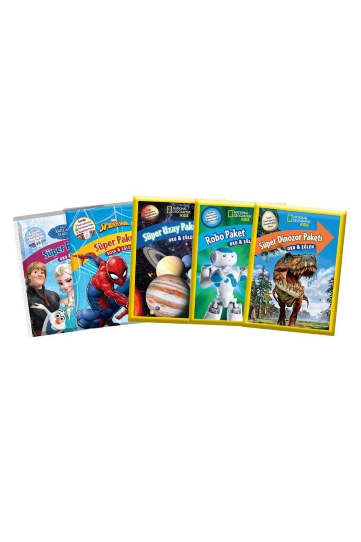 Beta Kids Süper Paket Boya Eğlen Seti 5 Kitap Takım