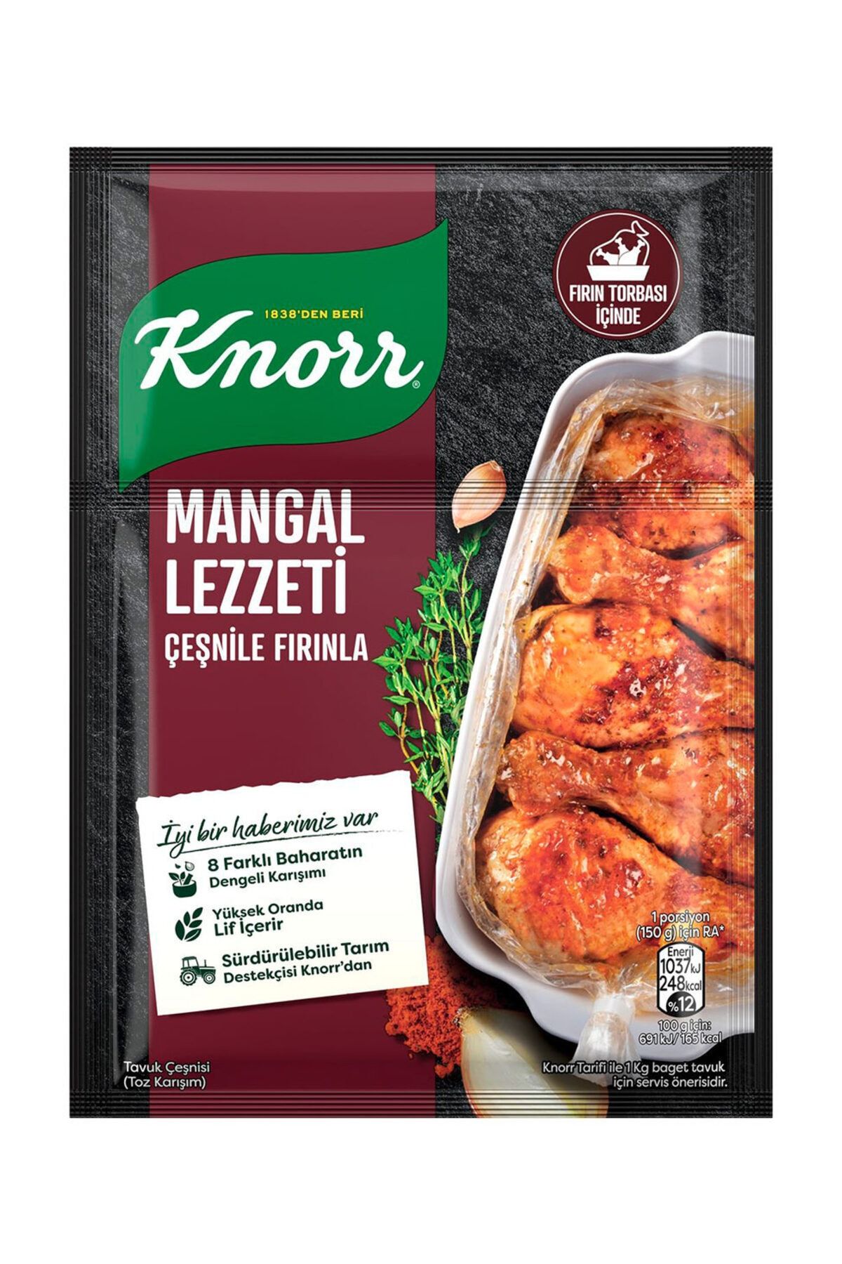 Knorr Mangal Lezzeti Fırında Tavuk Çeşnisi 48 gr