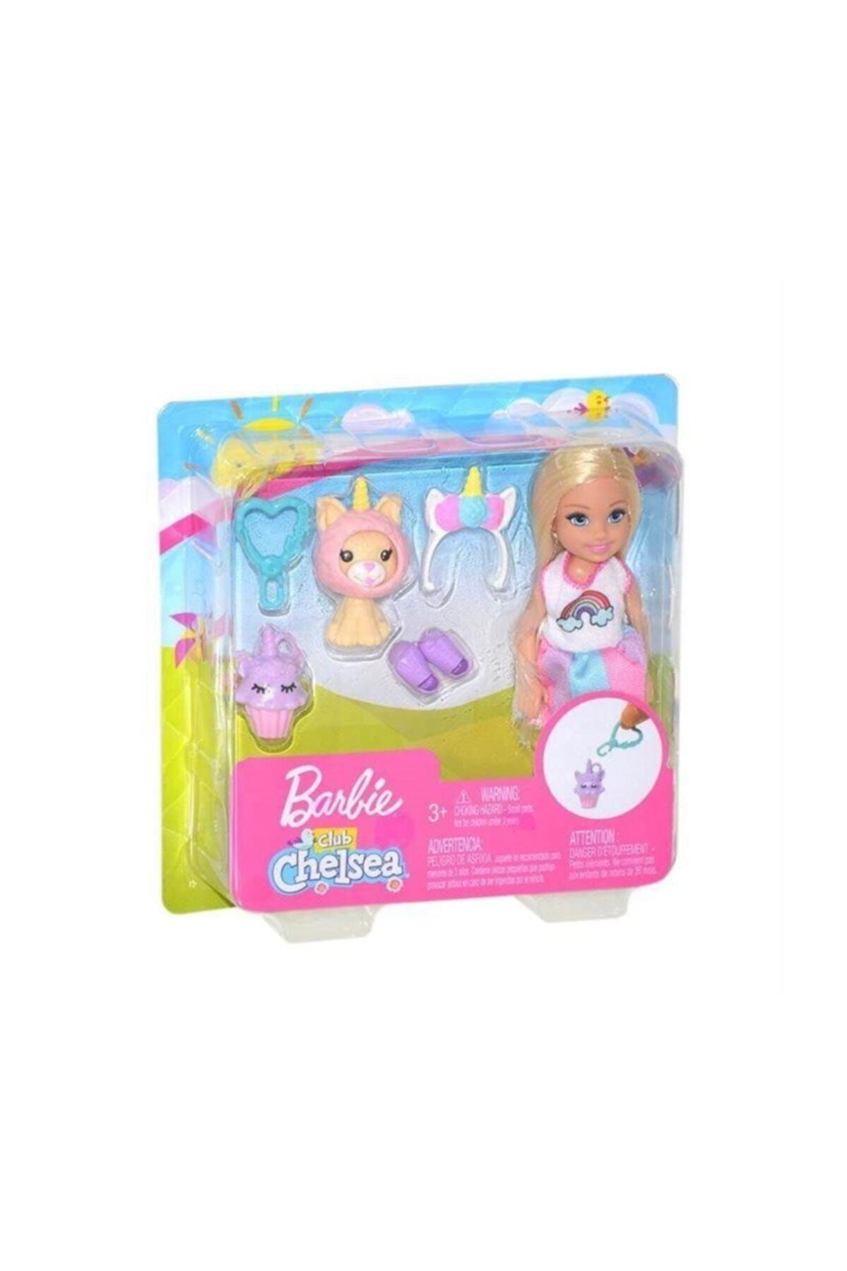 Barbie Kostümlü Chelsea ve Hayvancığı Oyun Setleri - Tek Boynuzlu At Temalı GHV69-GHV70